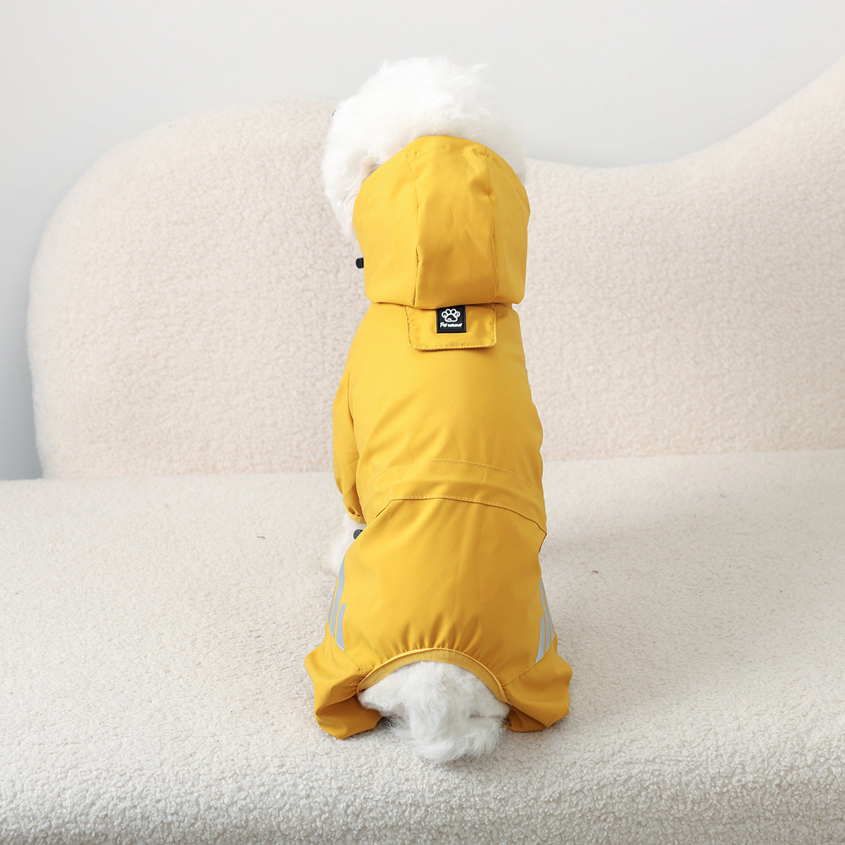 Adorable Pet Raincoat - Four-legged Waterproof Poncho
