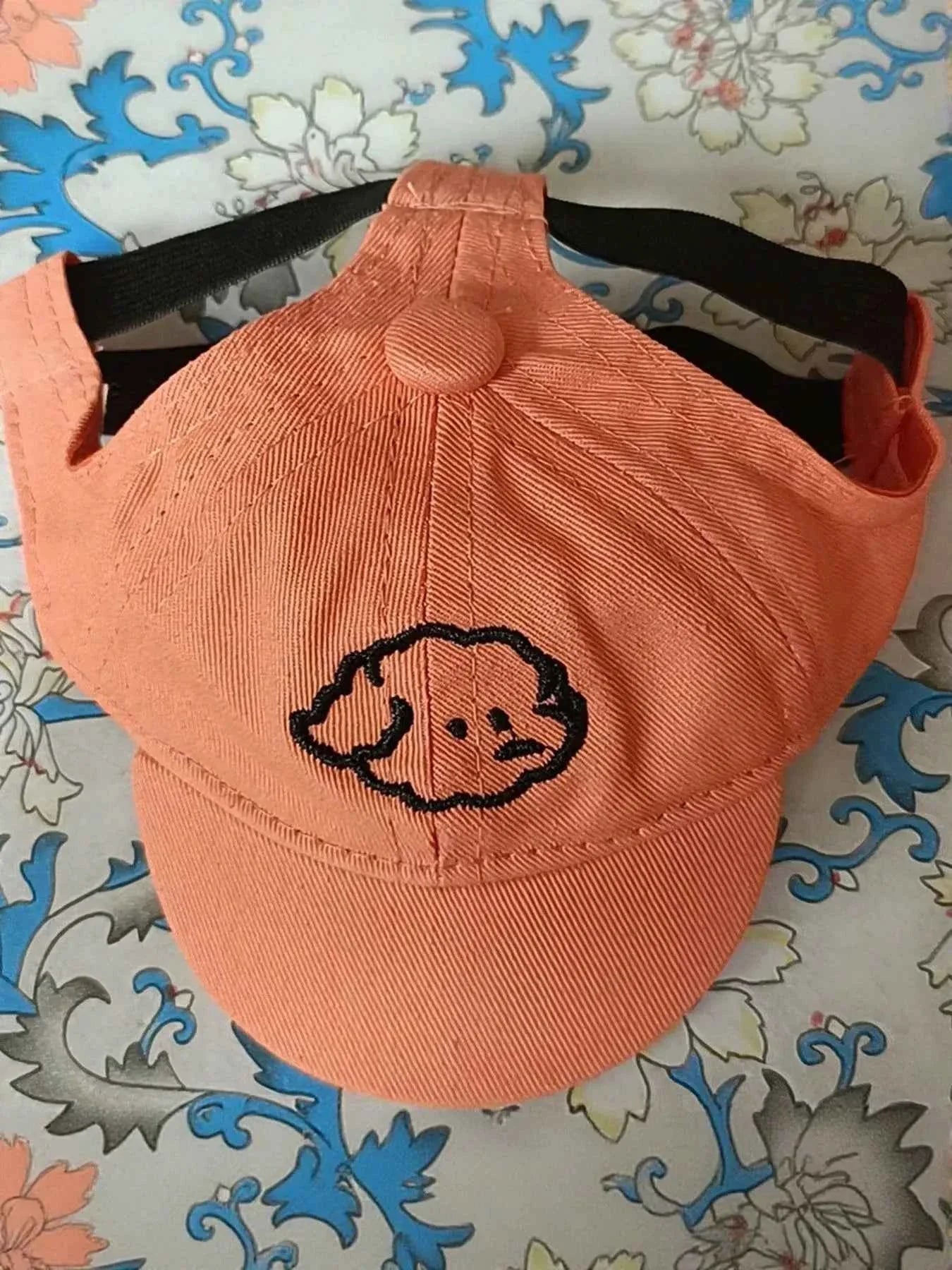 Embroidered Pet Baseball Cap - Over Ear Style