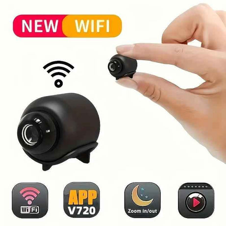 Indoor Pet Camera - Magnetic WiFi with Night Vision