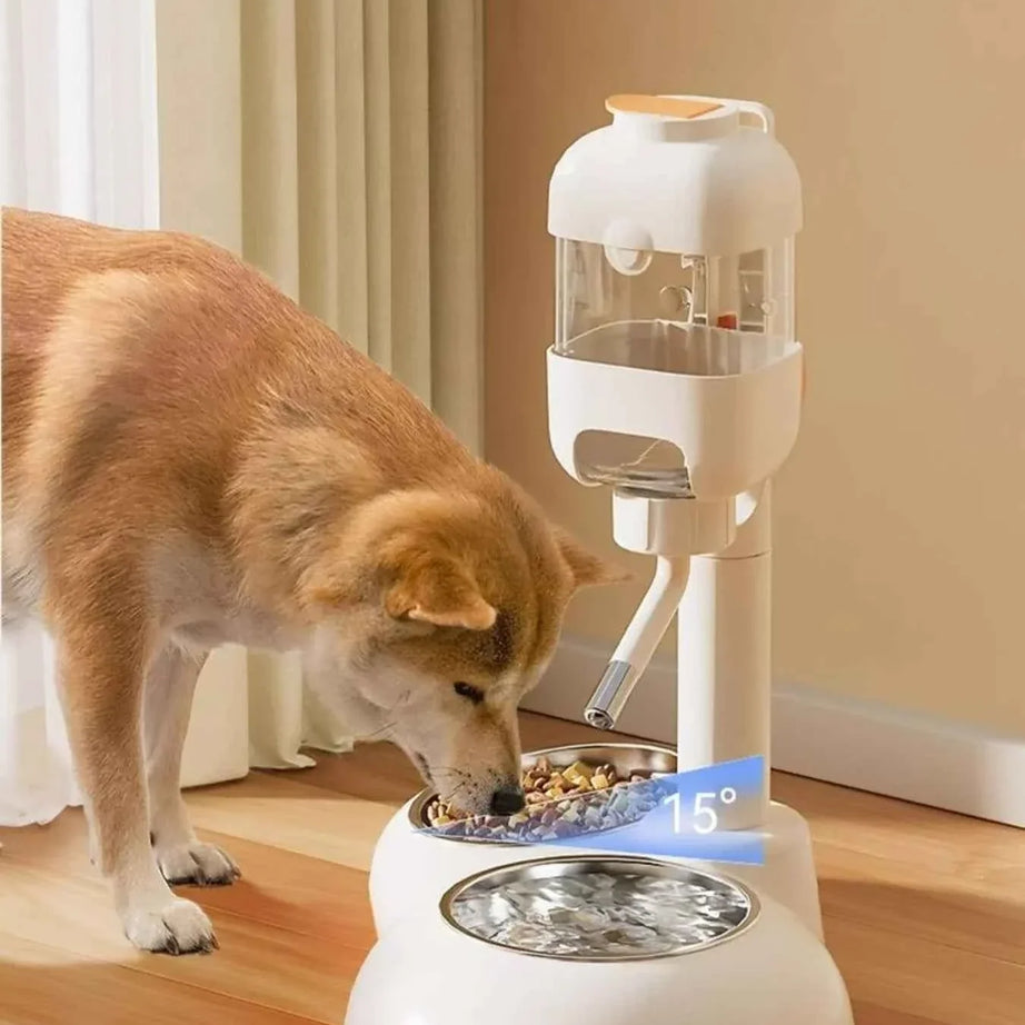 Automatic Dispenser Bowls - Pet Food and Water Station
