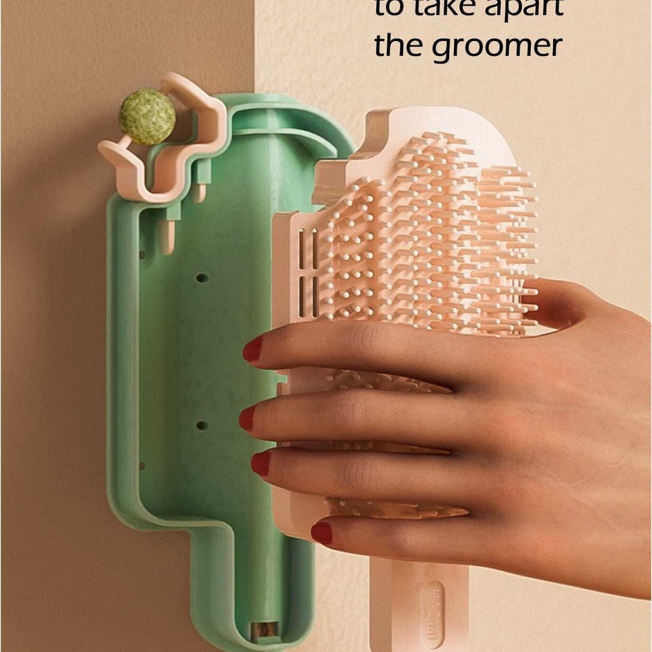 Self Grooming Popsicle-Shaped Corner Massage Comb Cat Scratcher