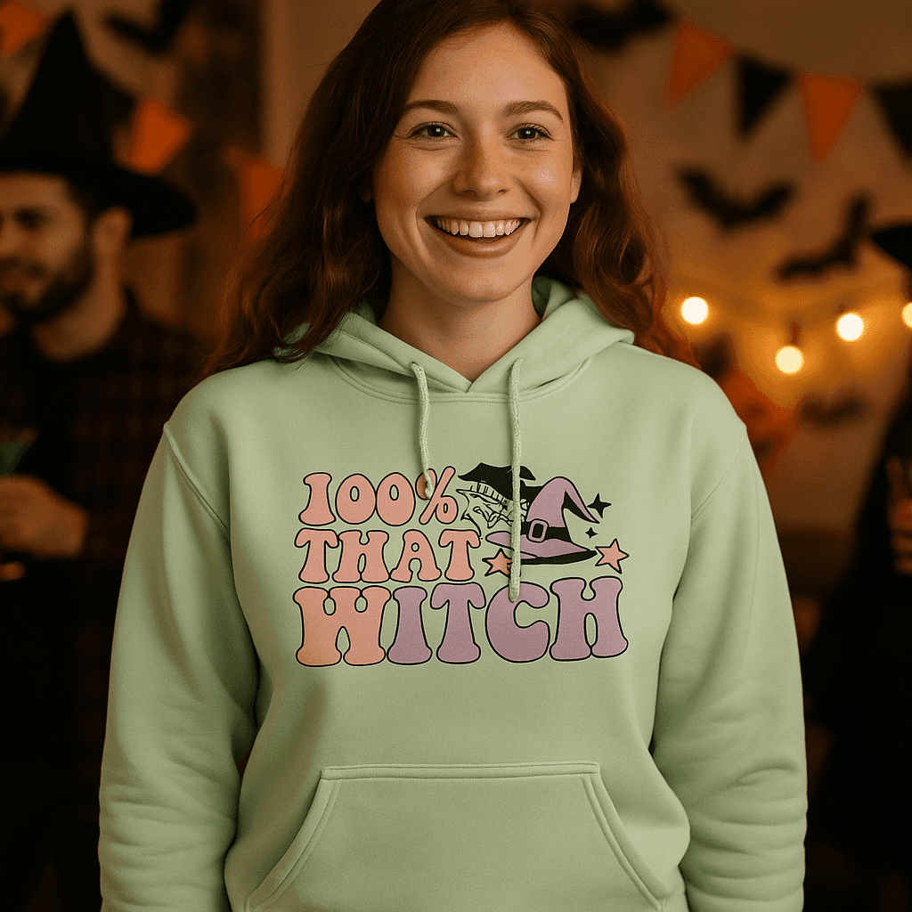100 Percent That Witch Hoodie Sweatshirt - Witchy Pride Style