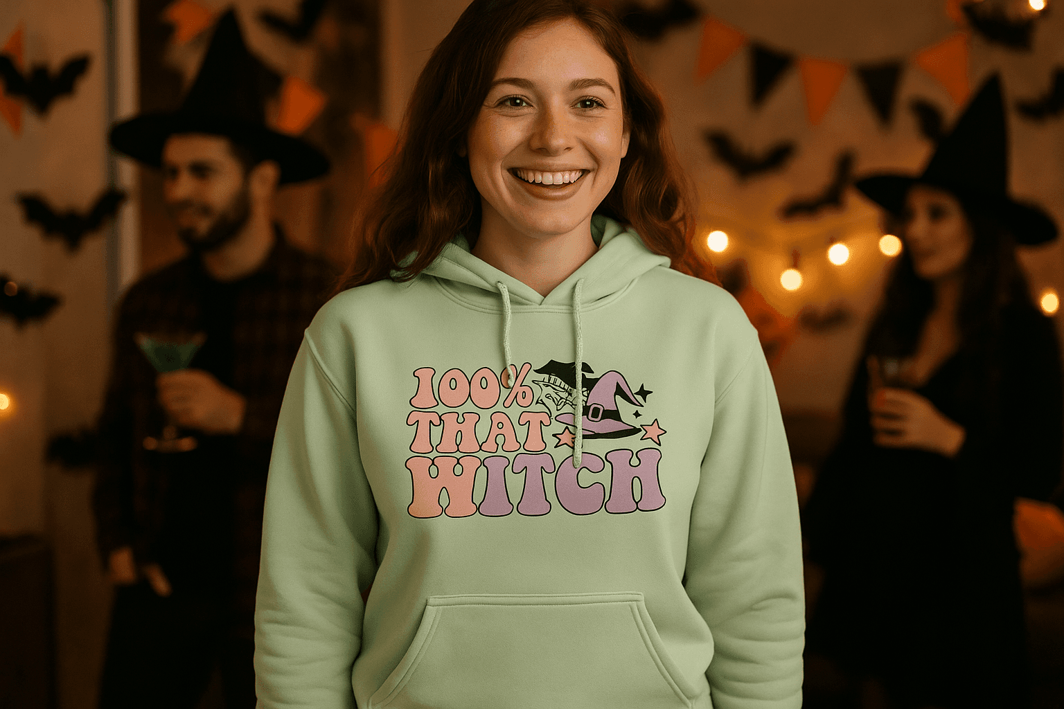100 Percent That Witch Hoodie Sweatshirt - Witchy Pride Style