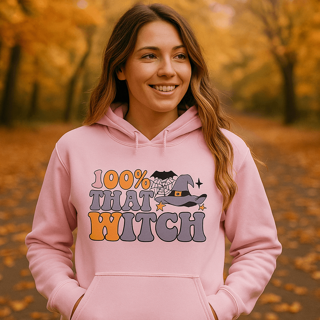 100 Percent That Witch Hoodie Sweatshirt - Witchy Pride Style