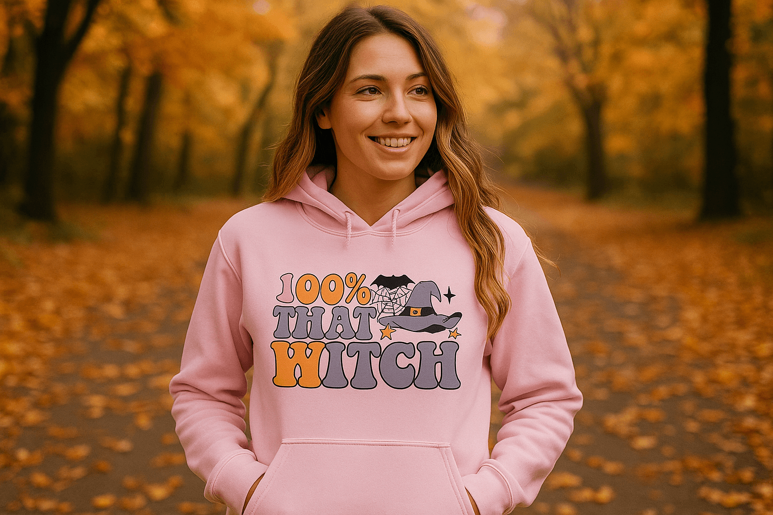 100 Percent That Witch Hoodie Sweatshirt - Witchy Pride Style