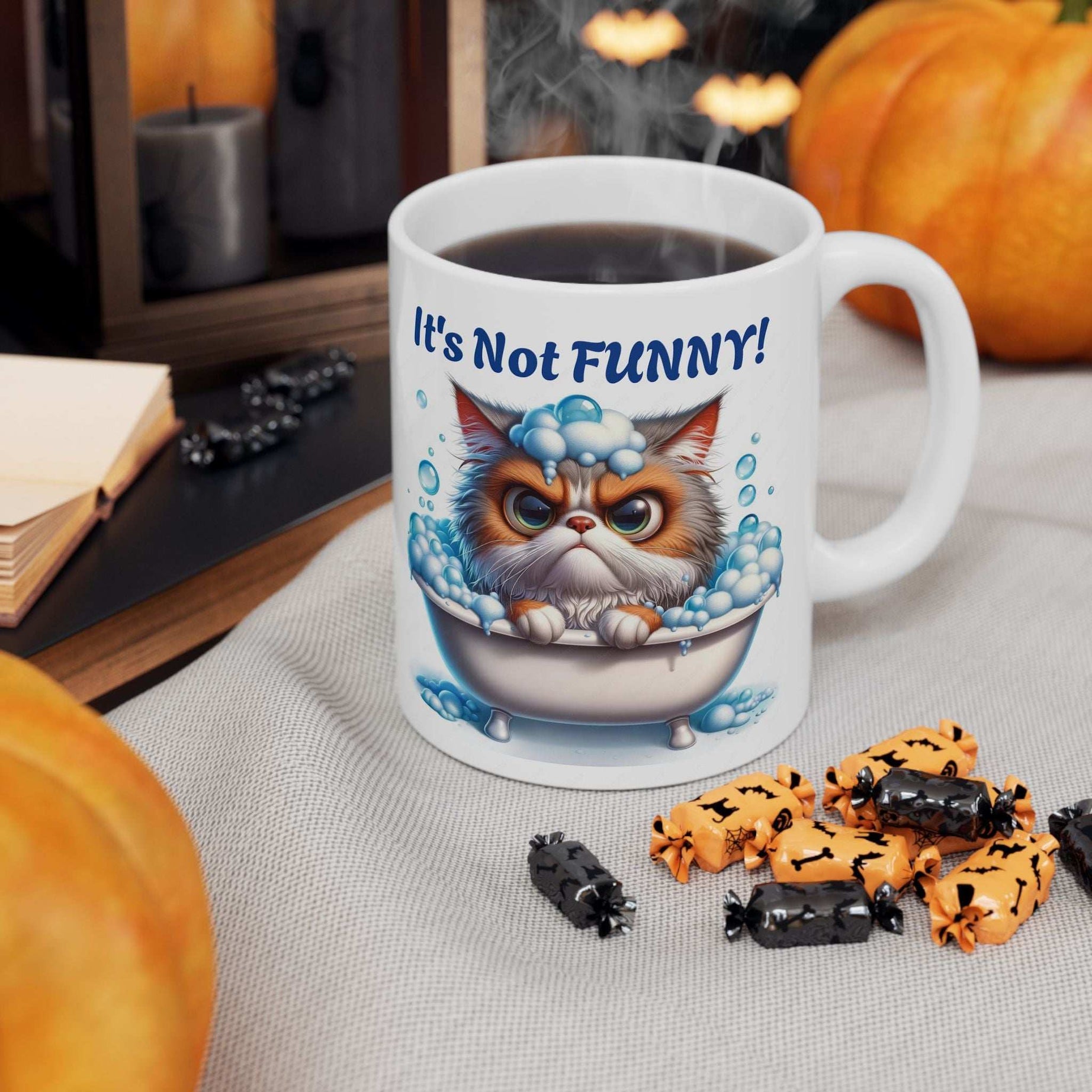 Funny Cat Ceramic Mug - Perfect Gift for Cat Lovers