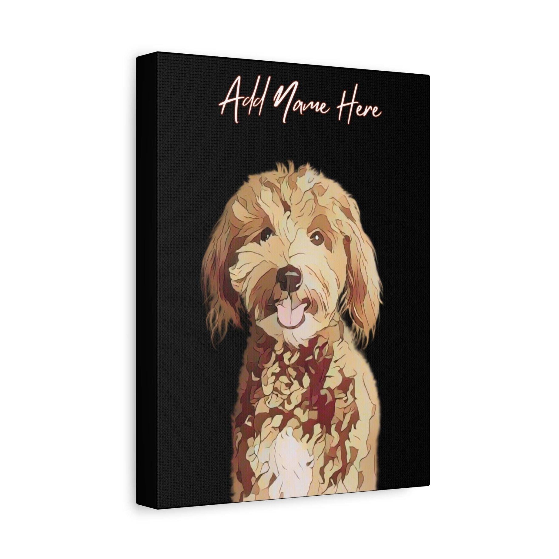 Custom Cartoonify Portrait Canvas - Personalized Art for Pet Lovers