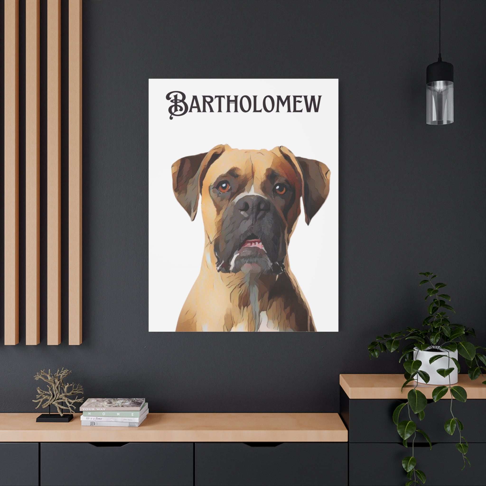PAW-sonalized White Canvas Print | Upload Photo~Choose size