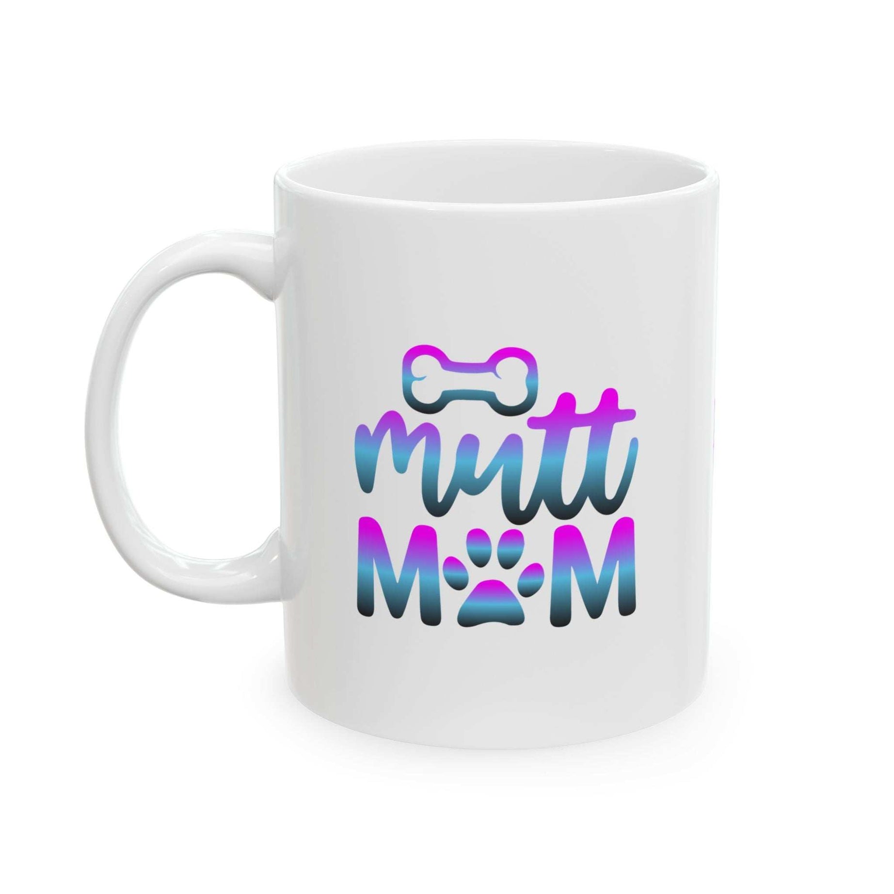 Cute Mutt Mom Ceramic Mug - Ideal Gift for Animal Lovers