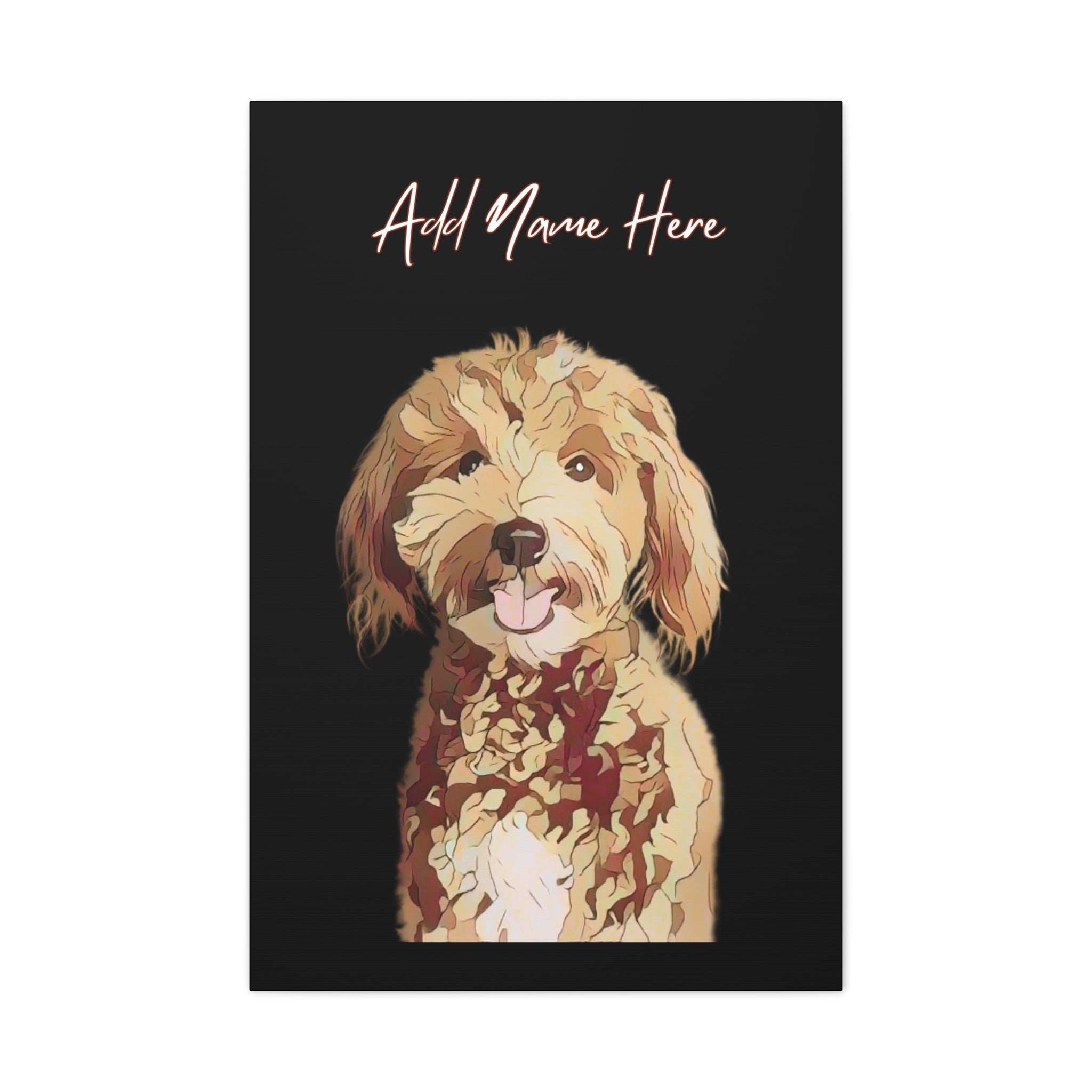 Custom Cartoonify Portrait Canvas - Personalized Art for Pet Lovers