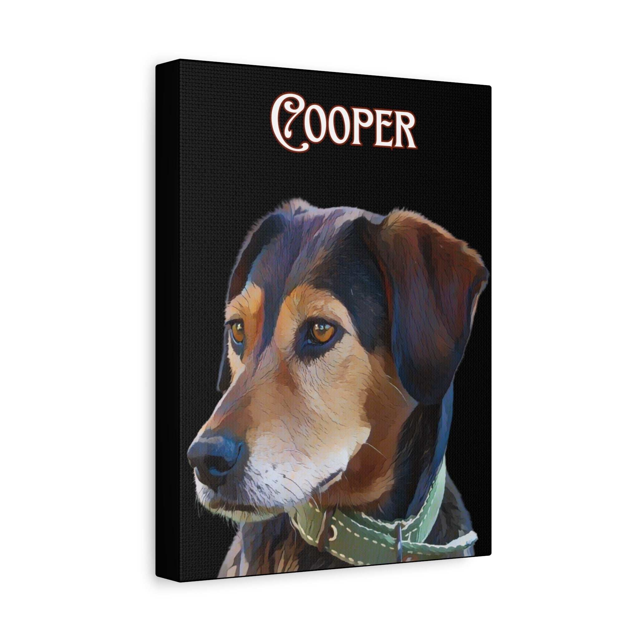 Custom Portrait Cartoon Photo Canvas Print Matte Canvas - Upload Your Photo