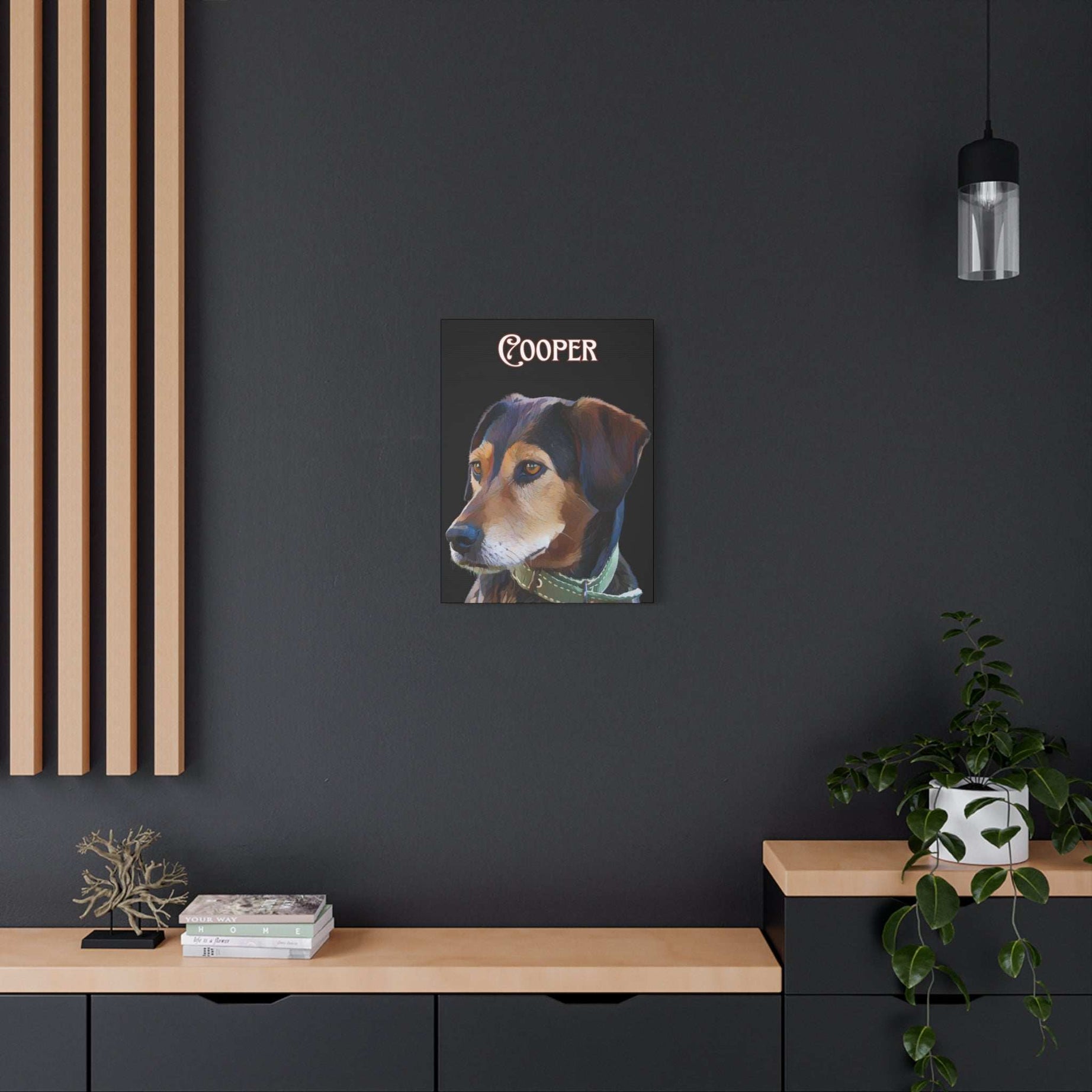 Custom Portrait Cartoon Photo Canvas Print Matte Canvas - Upload Your Photo