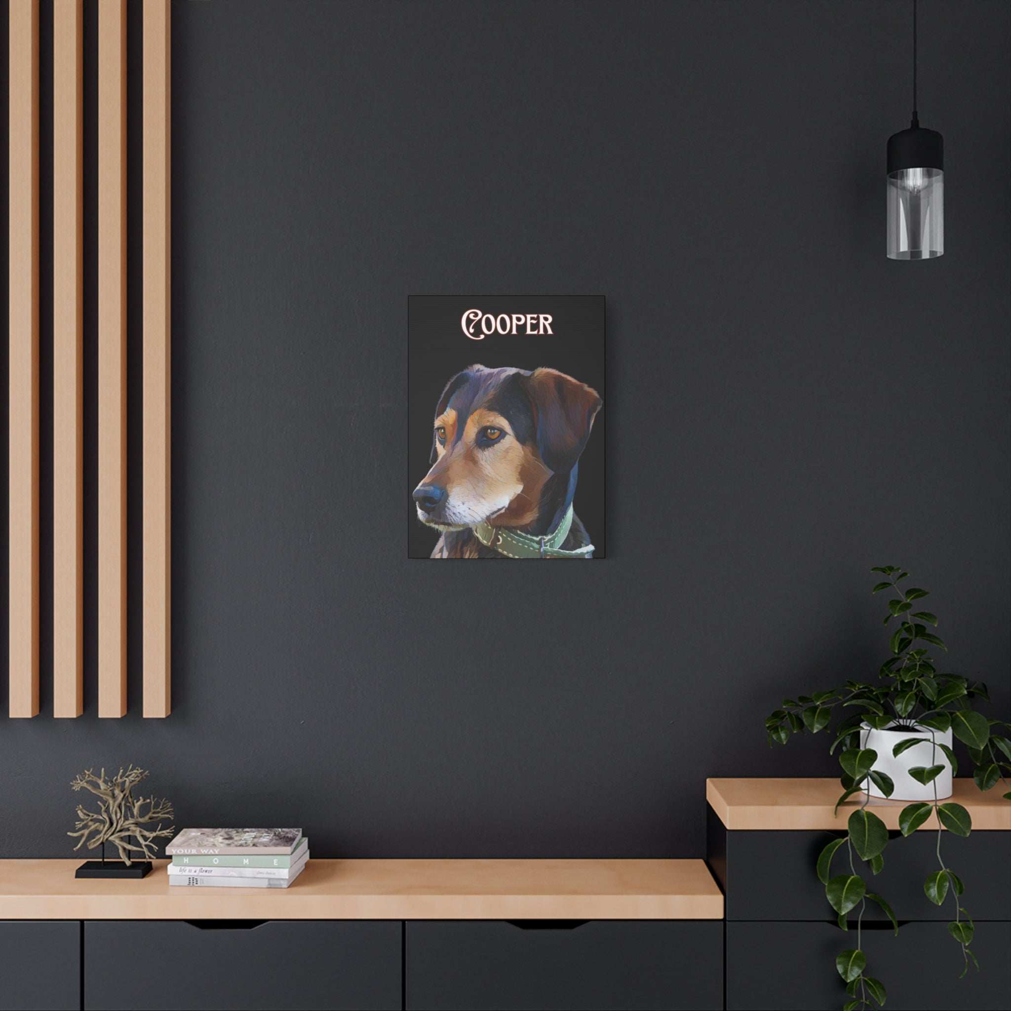 Custom Portrait Cartoon Photo Canvas Print Matte Canvas - Upload Your Photo