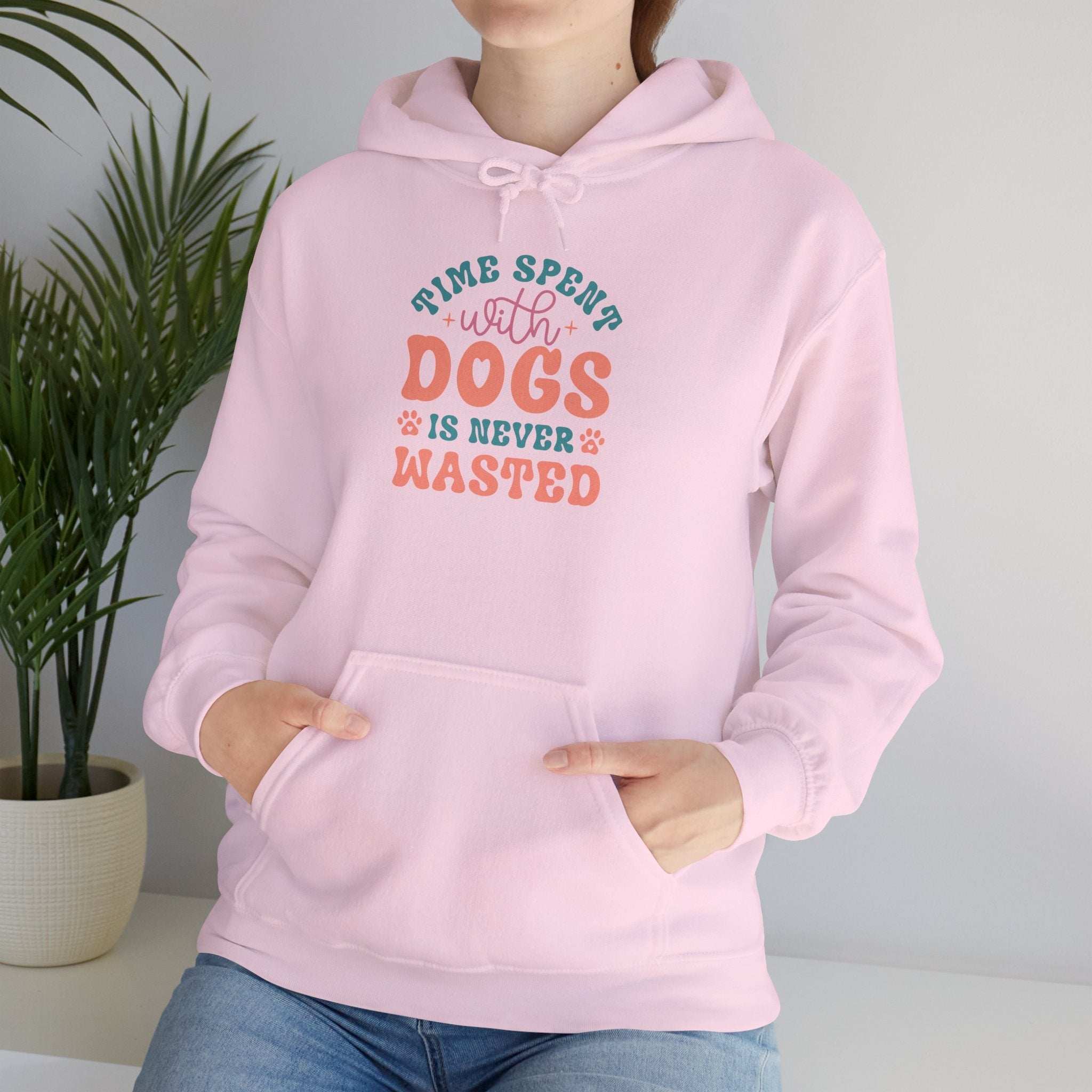 Time Spent with Dogs Hoodie - Perfect for Dog Lovers