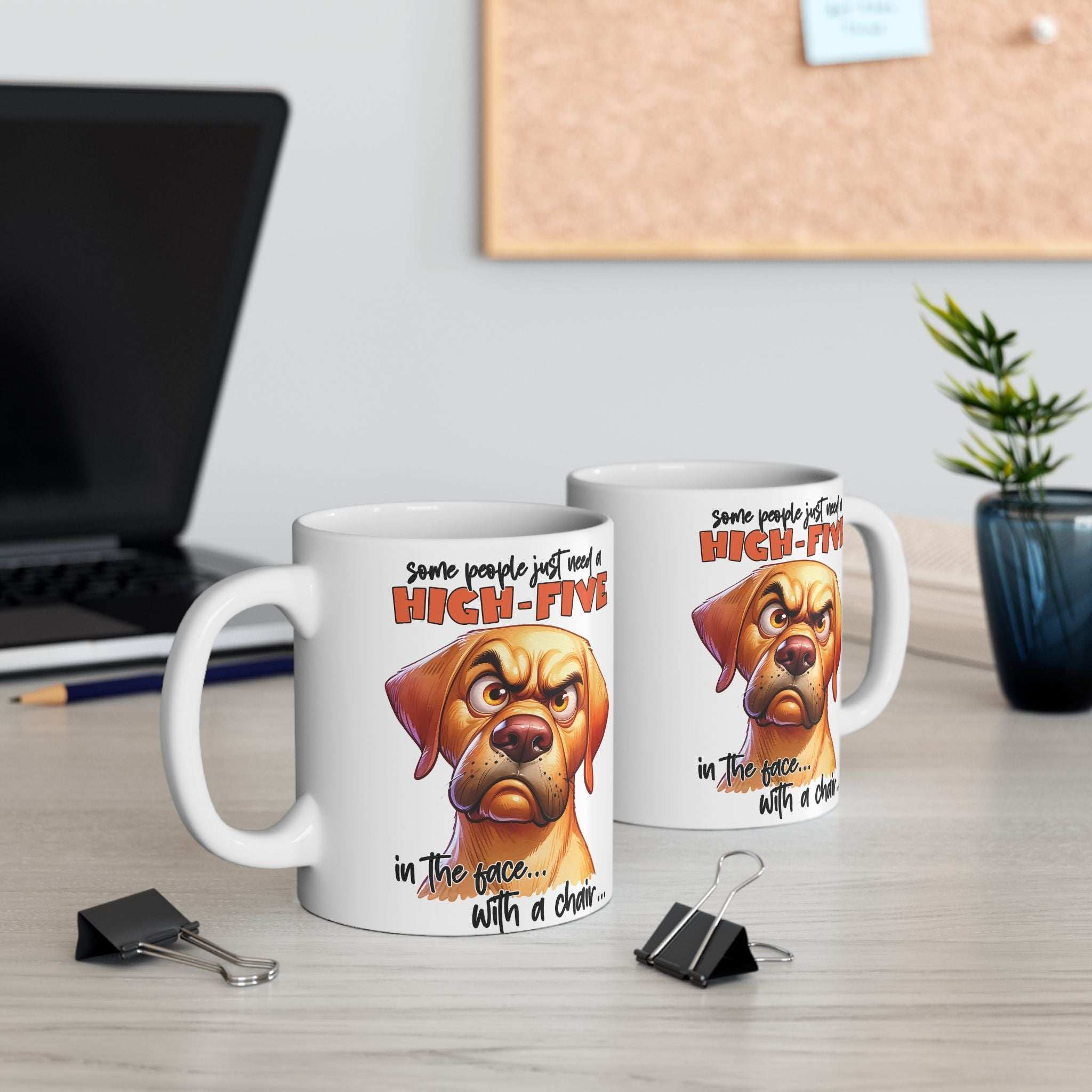 Humorous Dog Lover Ceramic Mug - Perfect Gift for Pet Owners