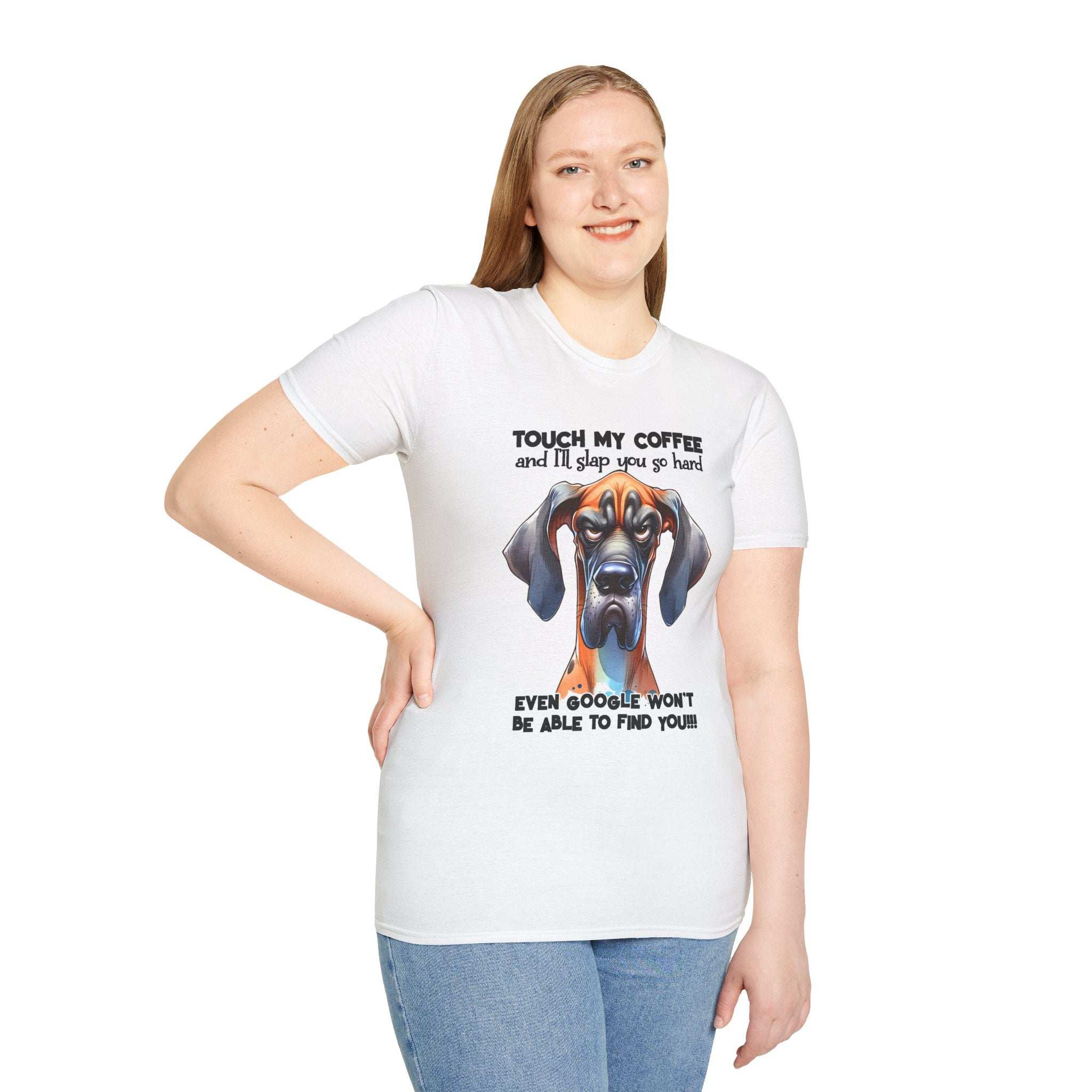 Funny Dog Coffee Lover T-Shirt - Hilarious Pet Parent Humor Tee
