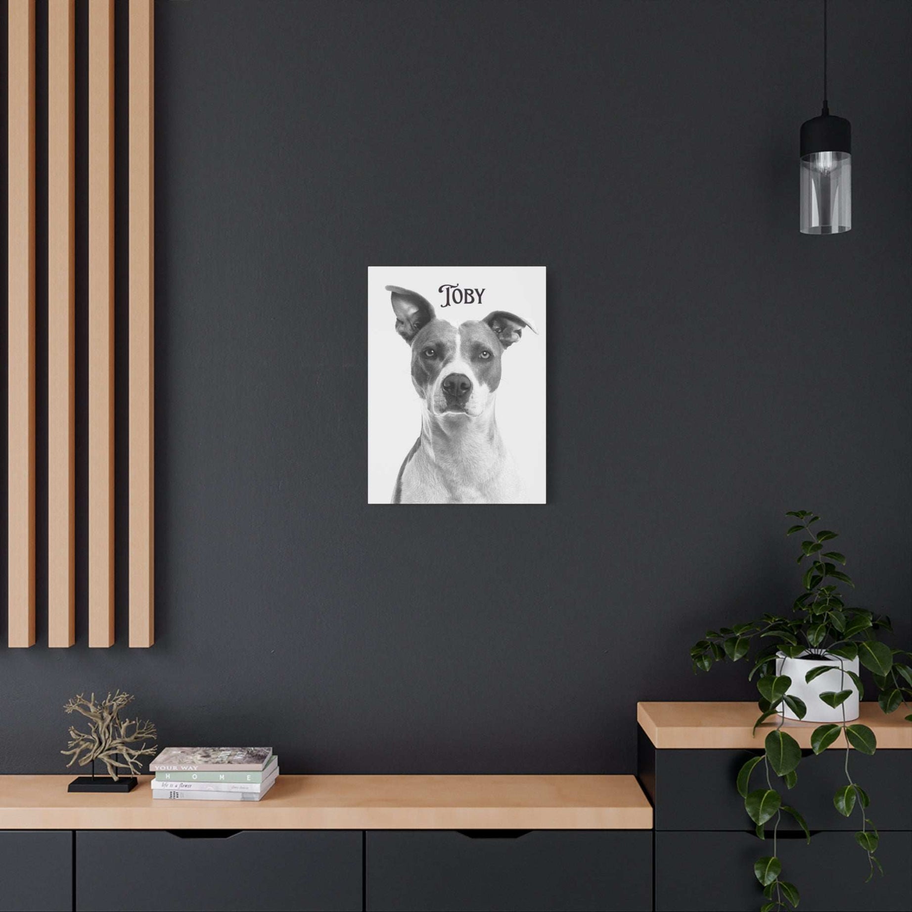 Custom Portrait Photo Canvas Print - Stretched Wall Art for Pet Lovers