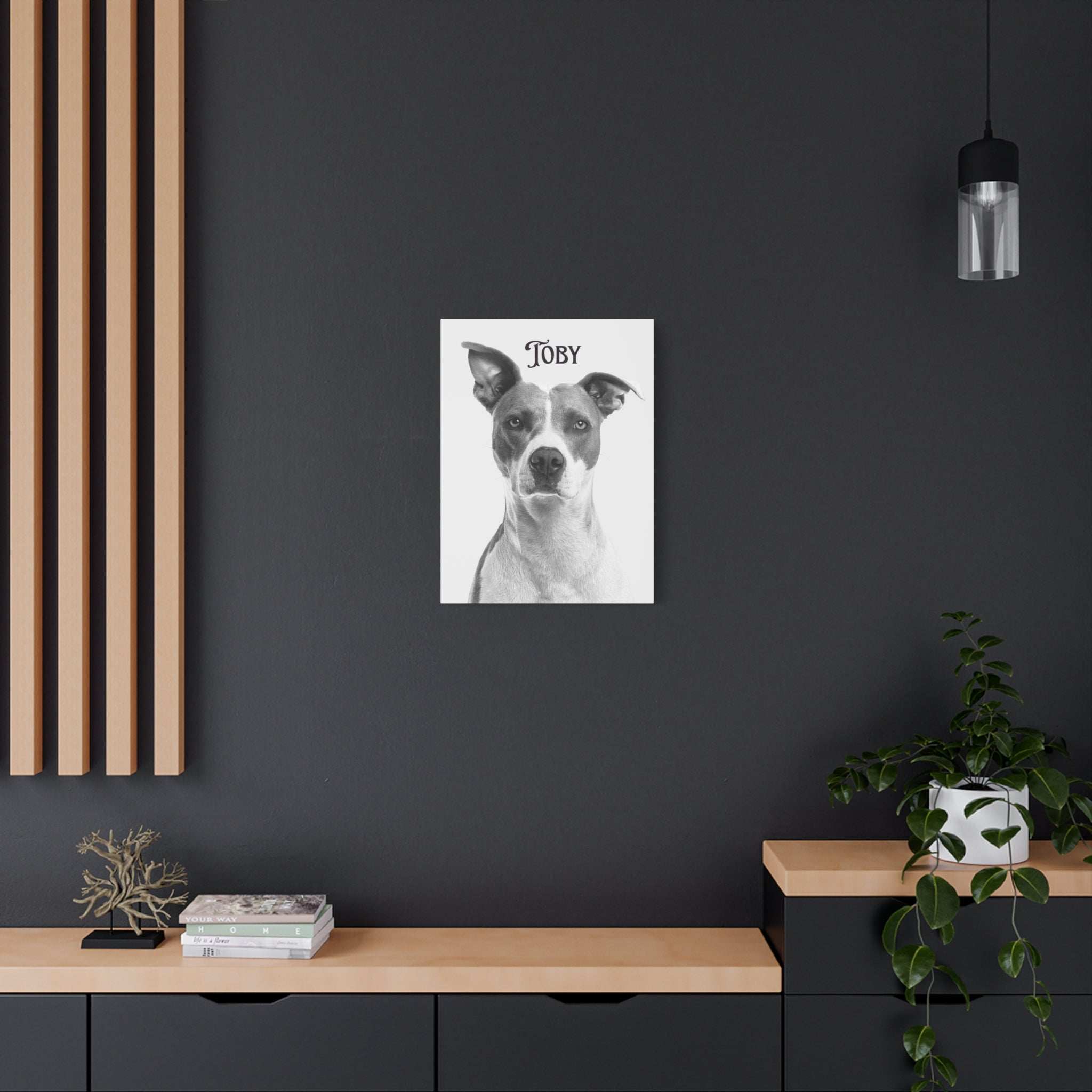 Custom Portrait Photo Canvas Print - Stretched Wall Art for Pet Lovers