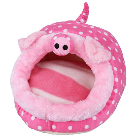 Snuggle Nest Hideaway - Soft Cotton Bed for Small Pets