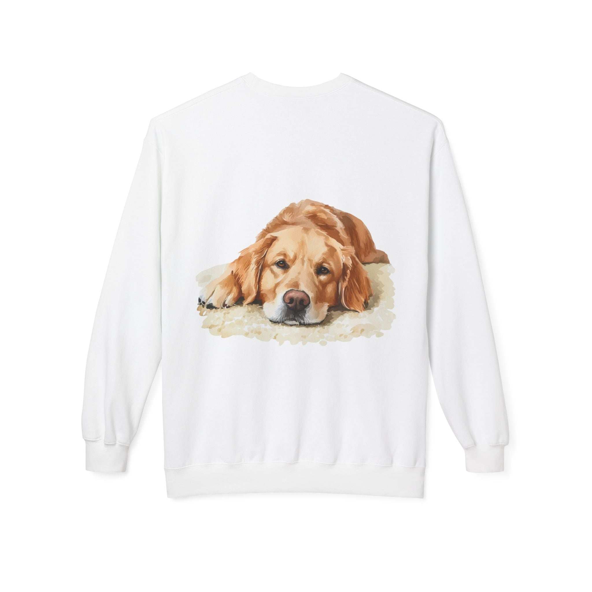 Cozy Golden Retriever Sweatshirt - Naptime Ahead Cloud