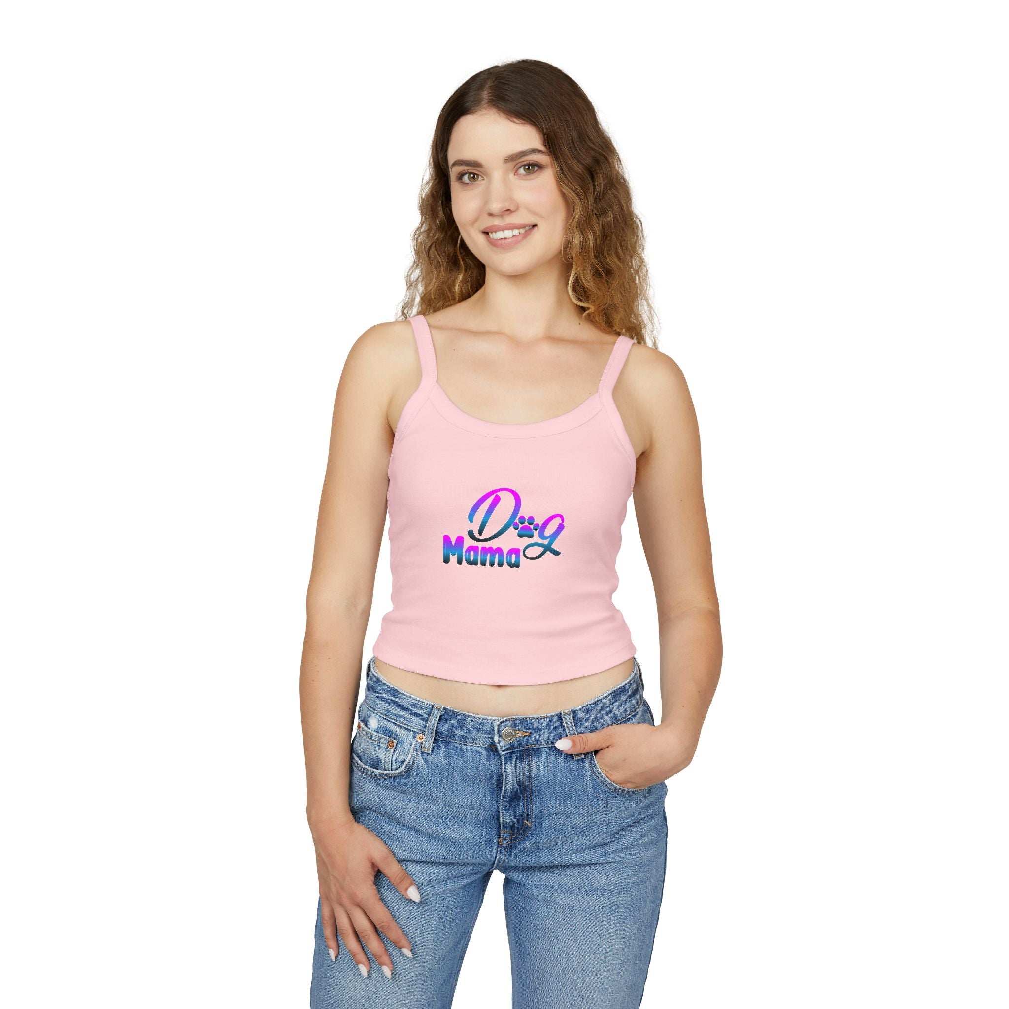 Dog Mama - Spaghetti Strap Tank Top