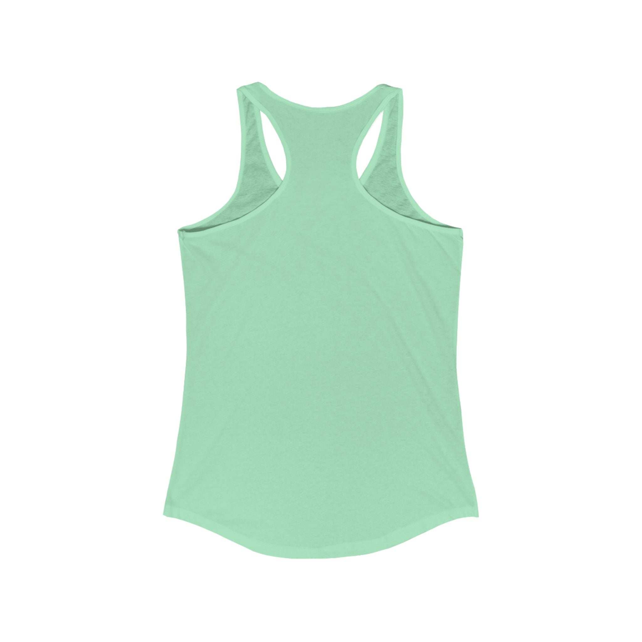 Whimsical Cat Moon Racerback Tank Top for Women