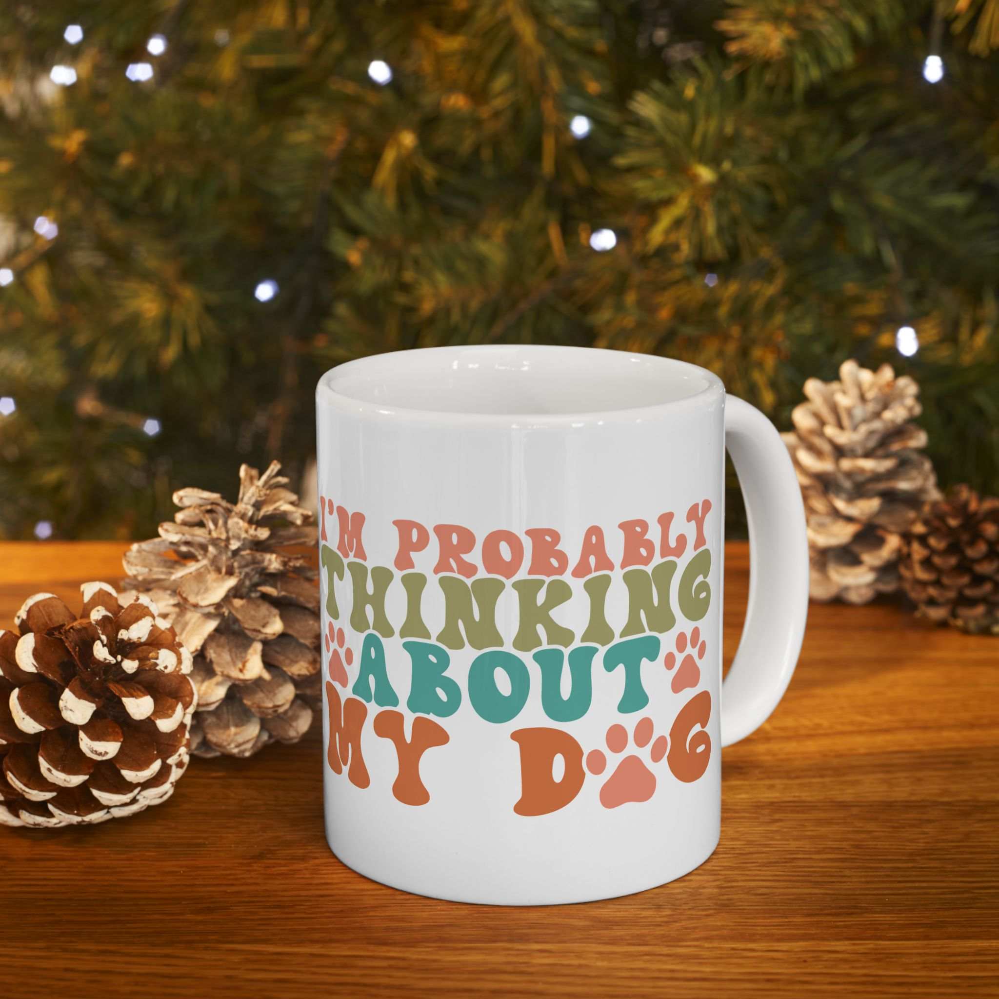 Pet Lover's Ceramic Mug - Dual Sayings Dog Mom Gift