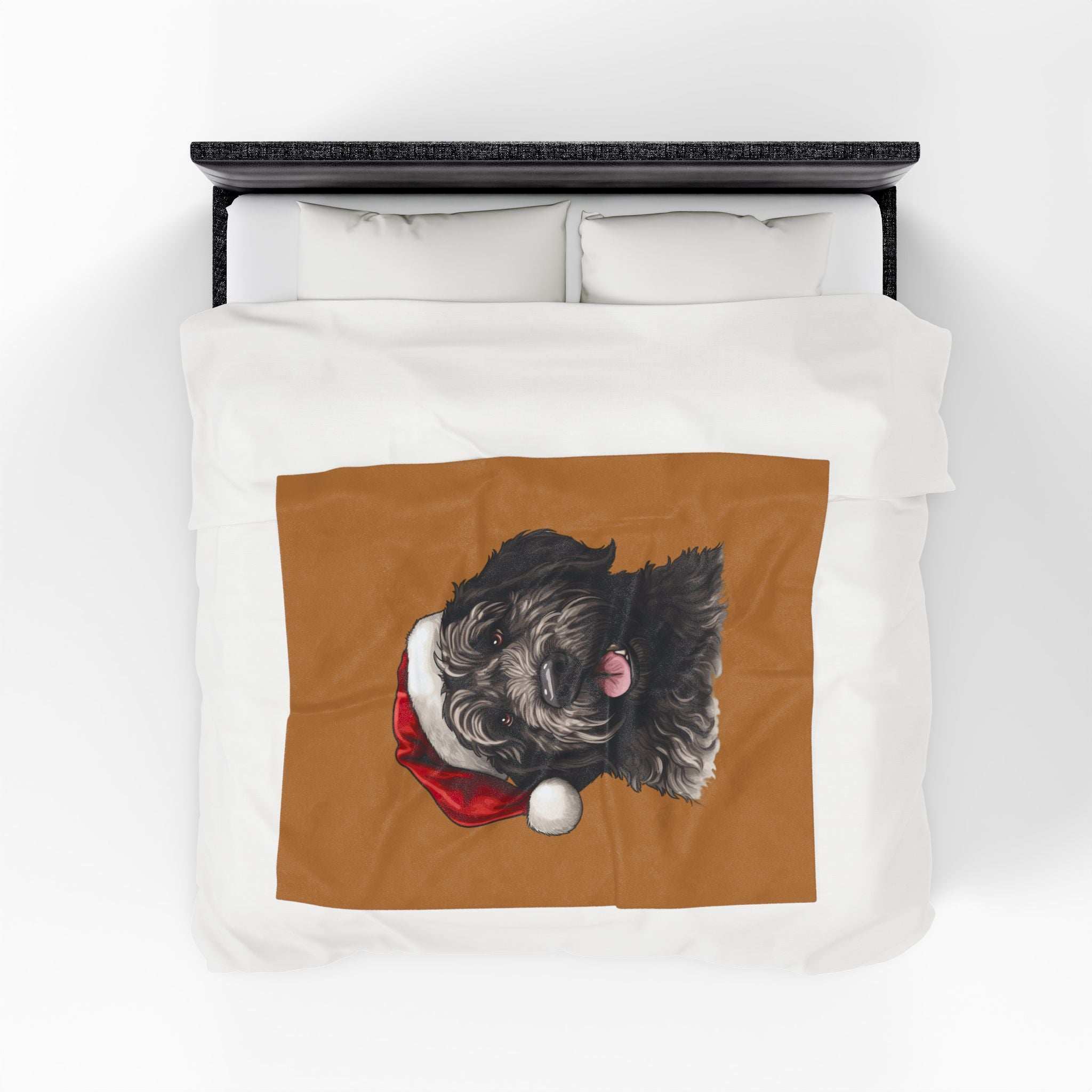 Dog Holiday Plush Blanket - Cozy Christmas Throw for Pet Lovers