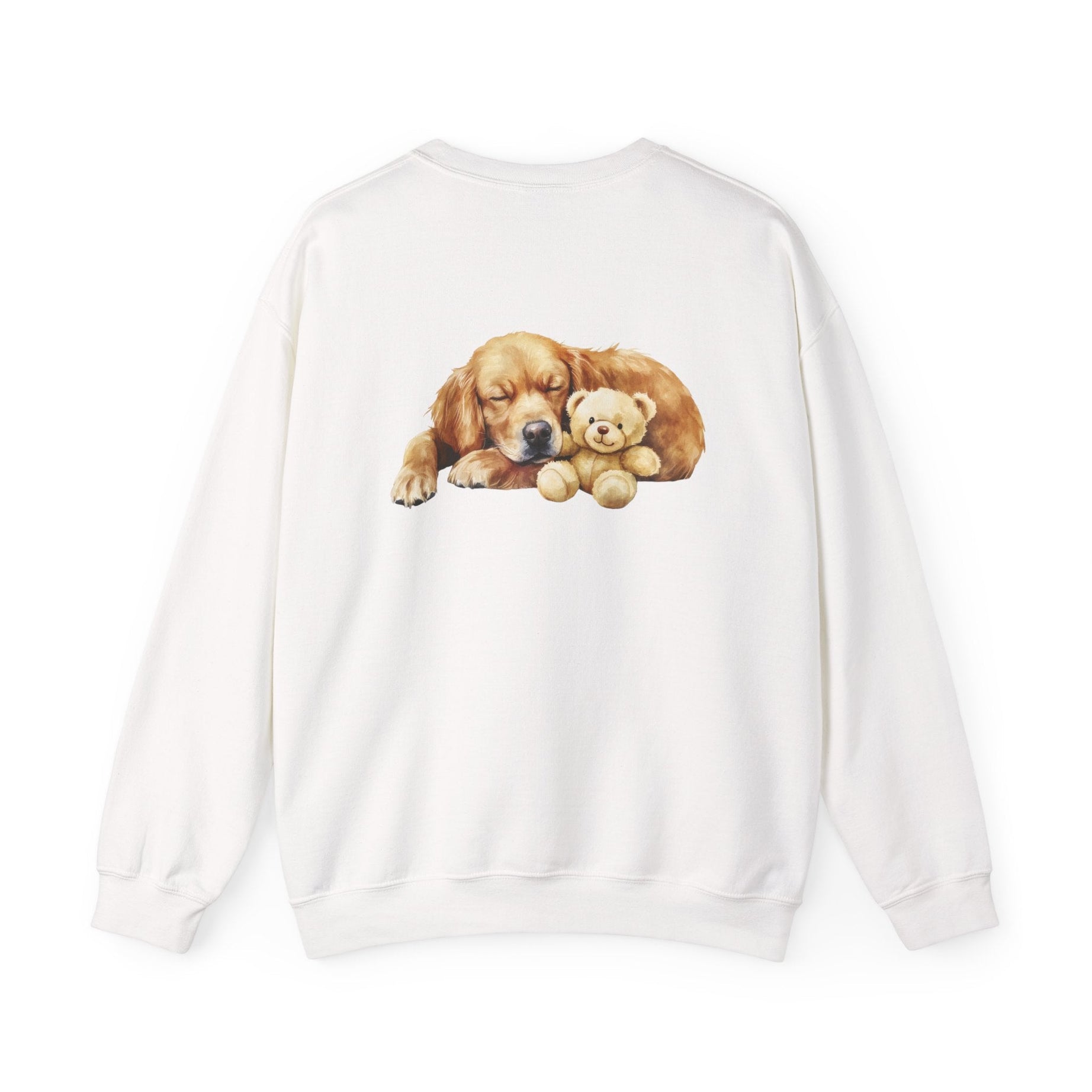 Baby Golden Retriever Crewneck - Nap with Teddy Bear
