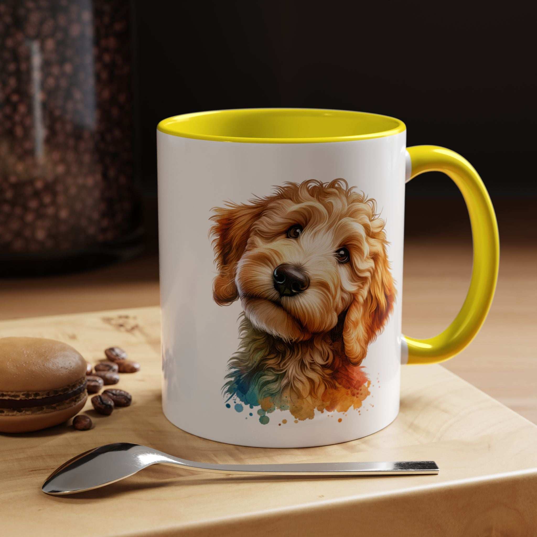 Cute Dog-Themed Accent Coffee Mug - Perfect for Animal Lovers