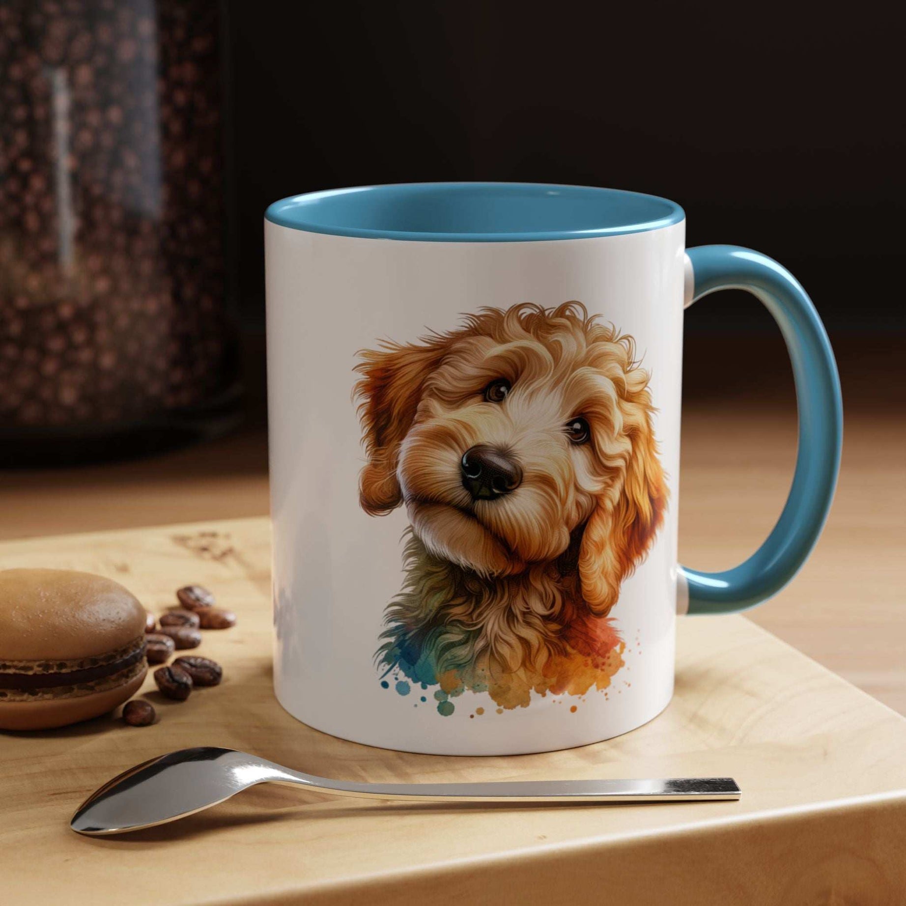 Cute Dog-Themed Accent Coffee Mug - Perfect for Animal Lovers