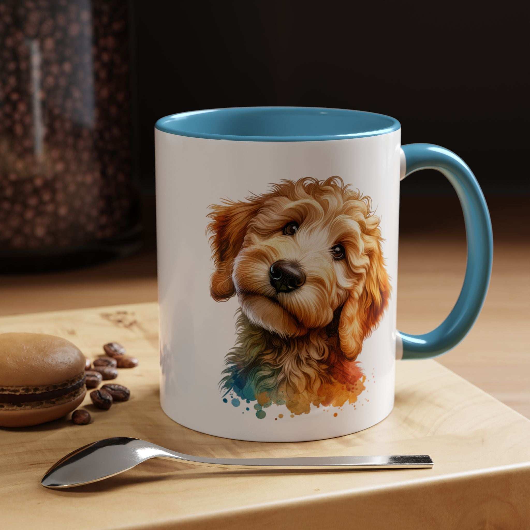 Cute Dog-Themed Accent Coffee Mug - Perfect for Animal Lovers