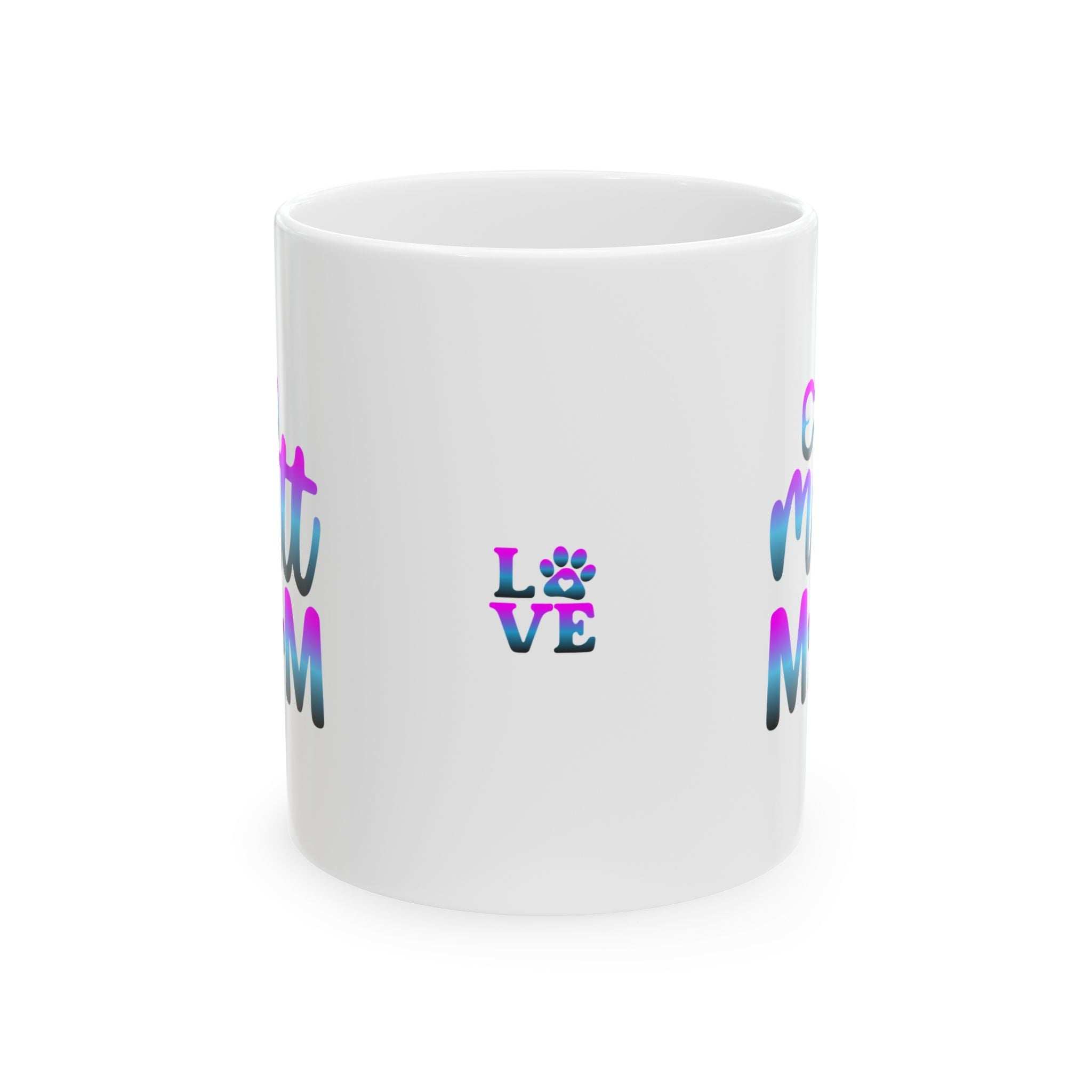 Cute Mutt Mom Ceramic Mug - Ideal Gift for Animal Lovers