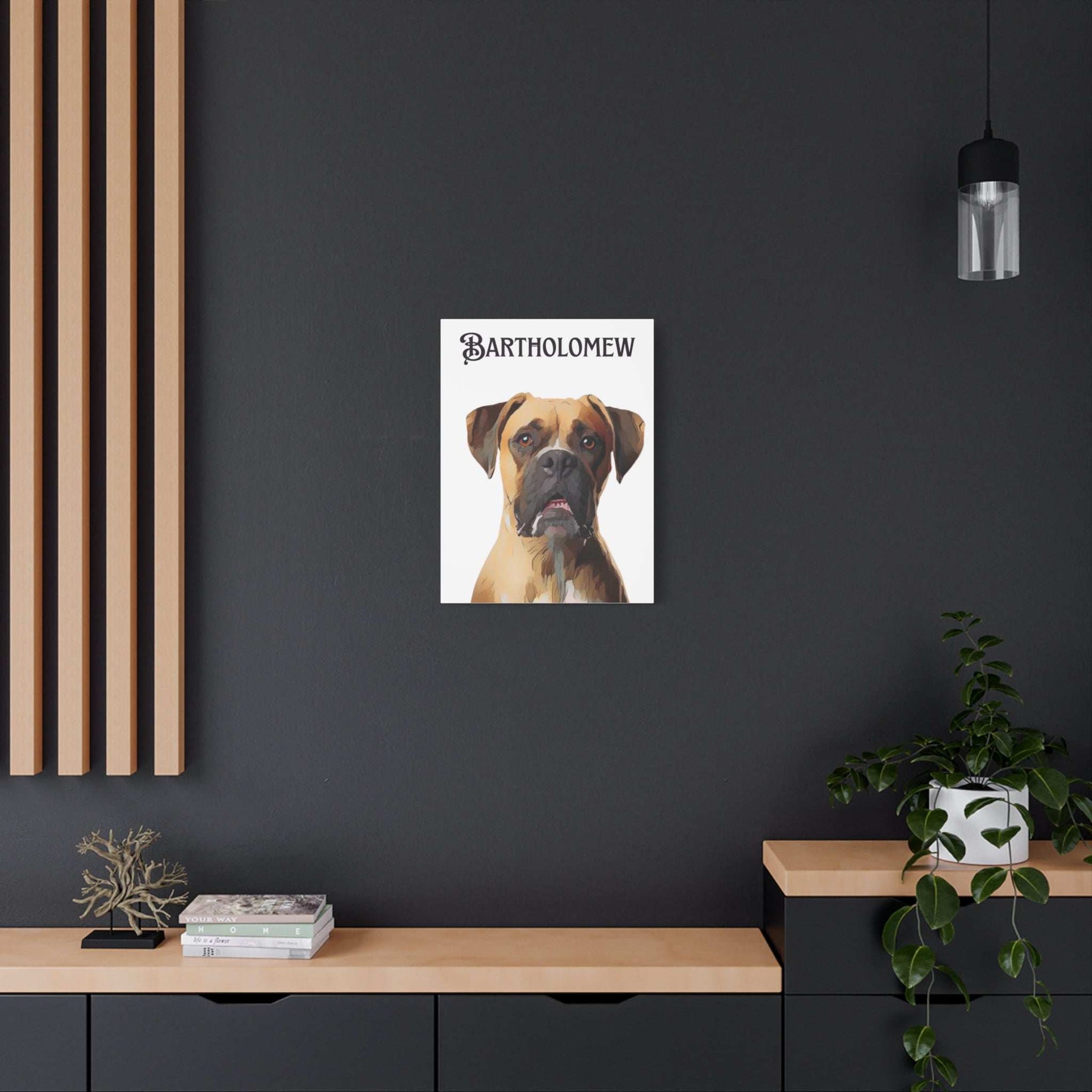 PAW-sonalized White Canvas Print | Upload Photo~Choose size