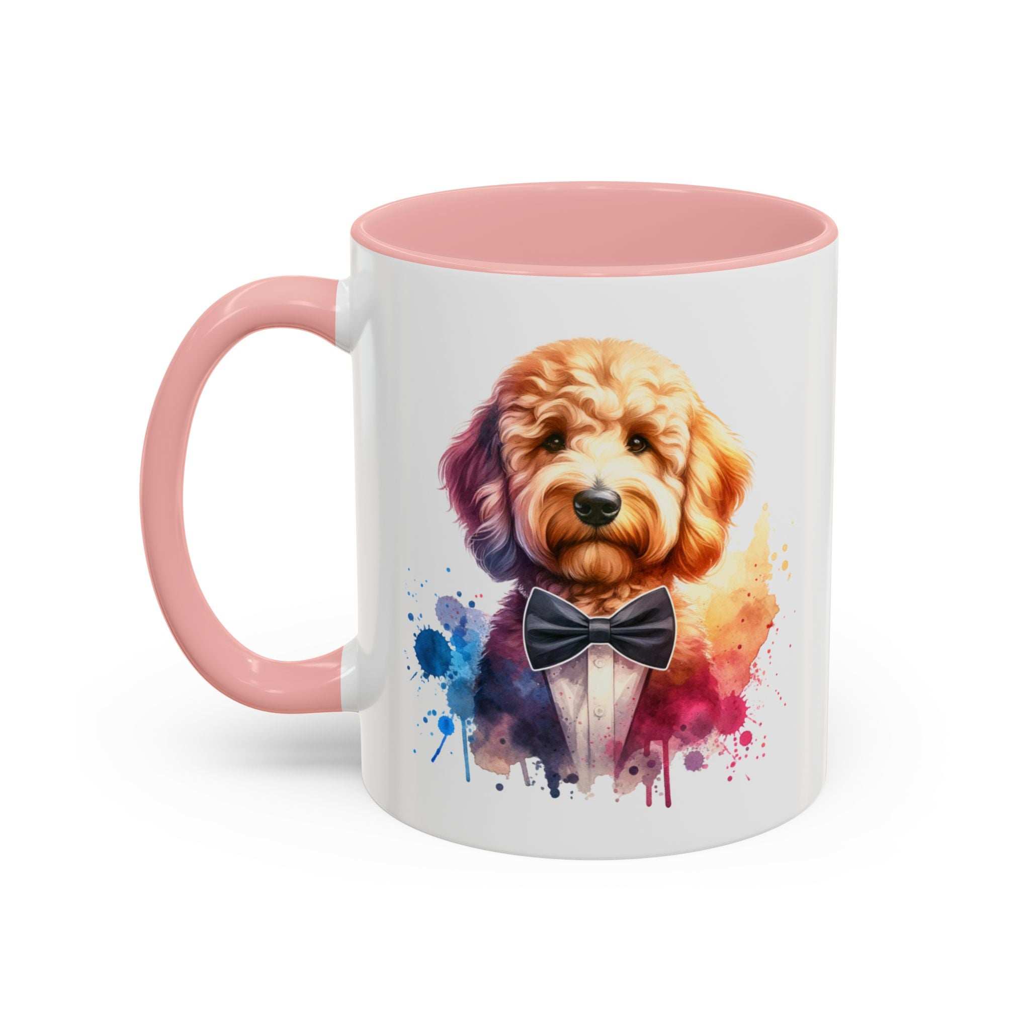 Watercolor Dog Lover Coffee Mug - 11oz & 15oz Accent Mugs for Pet Owners