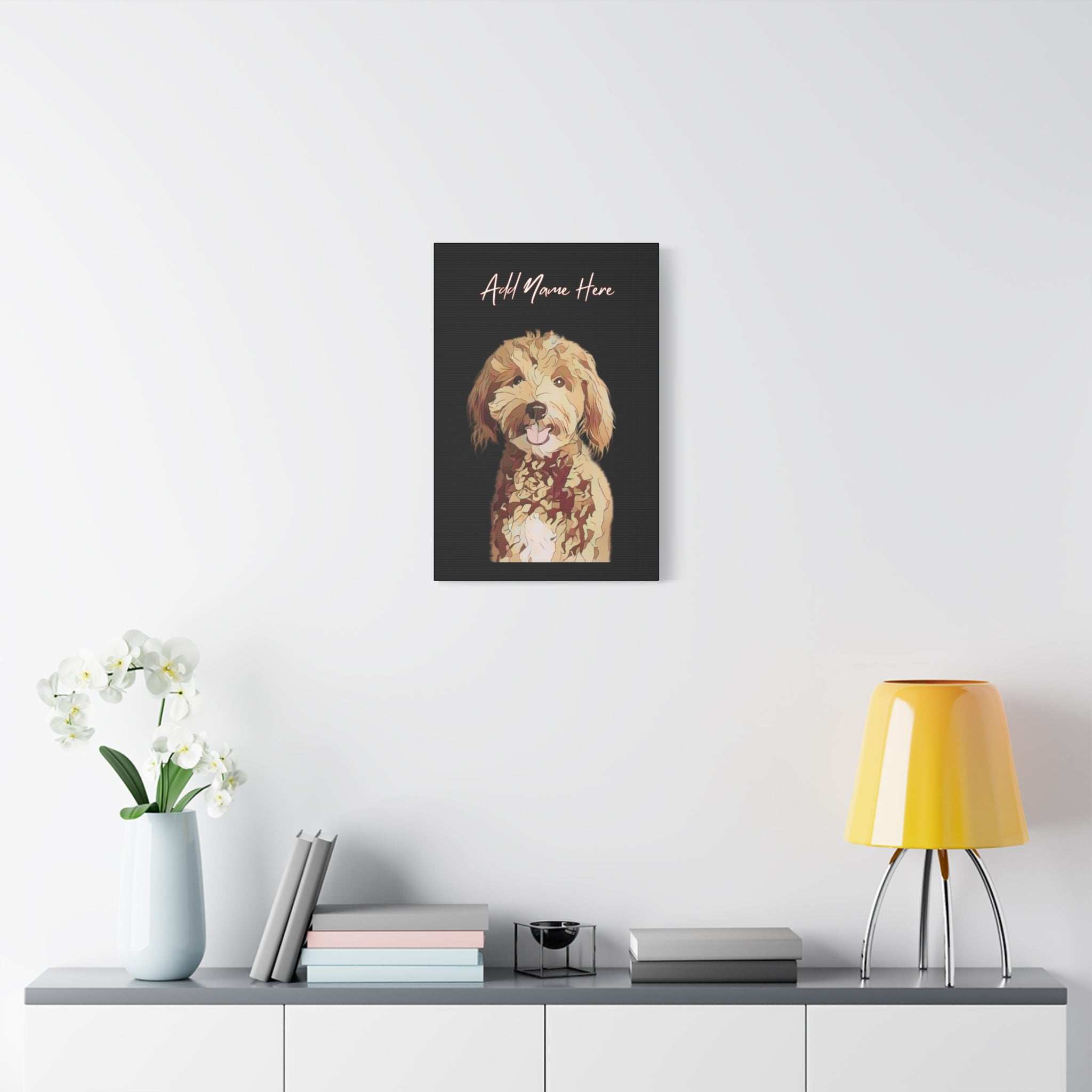 Custom Cartoonify Portrait Canvas - Personalized Art for Pet Lovers