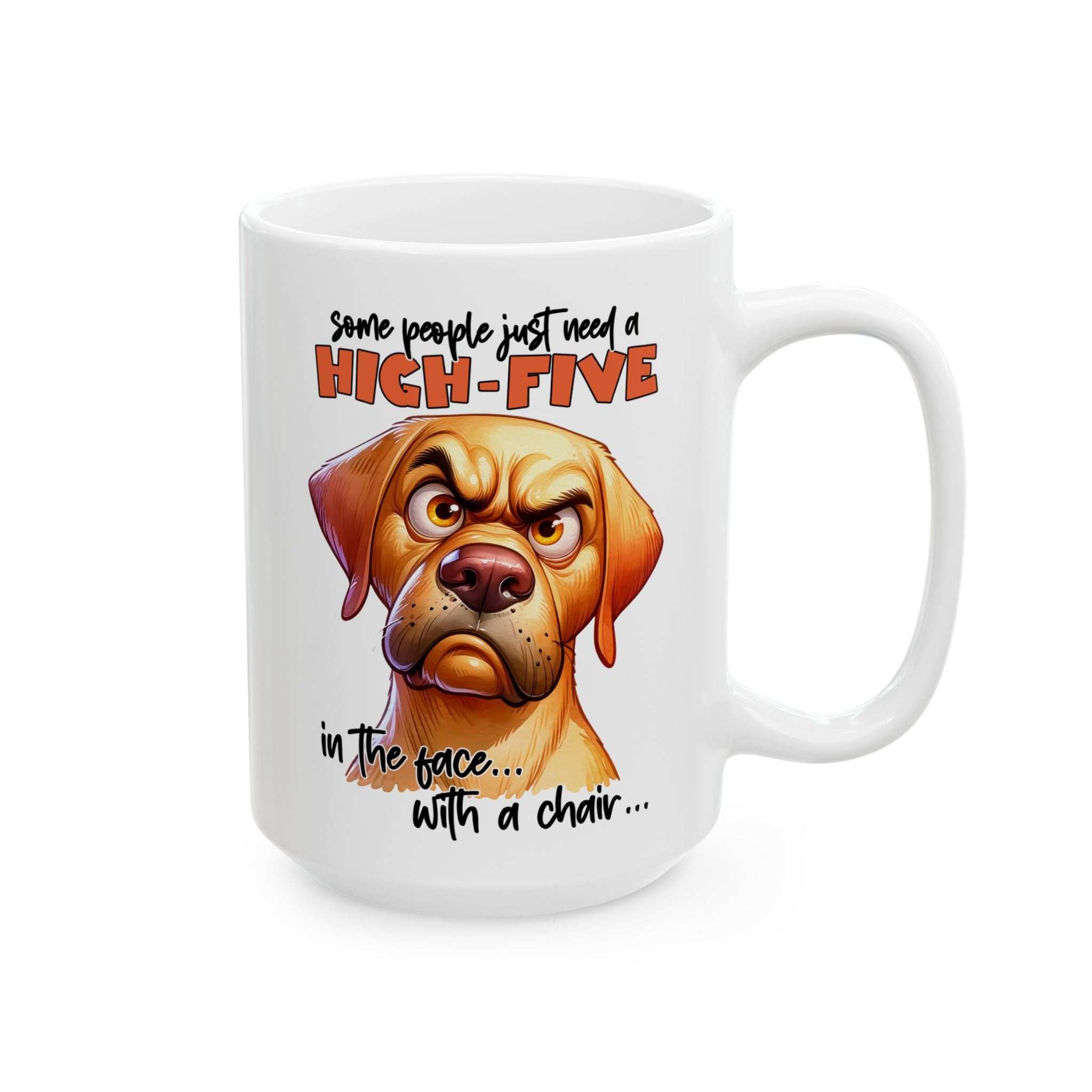 Humorous Dog Lover Ceramic Mug - Perfect Gift for Pet Owners