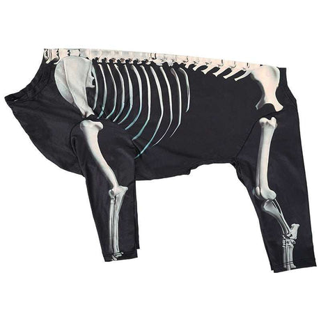 Spooky Skull Dog Halloween Outfit - Gothic Pet Dress Up Costume
