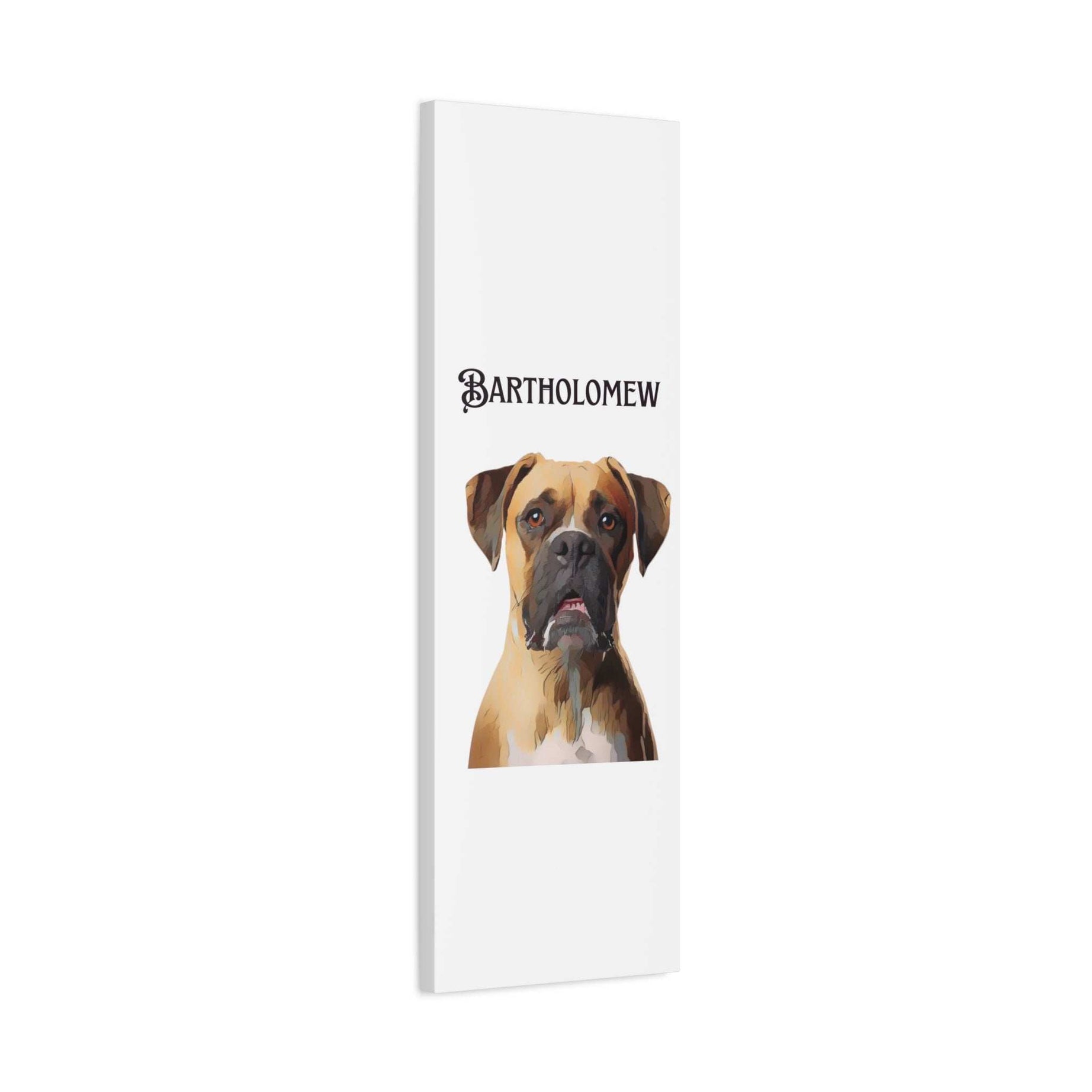 PAW-sonalized White Canvas Print | Upload Photo~Choose size