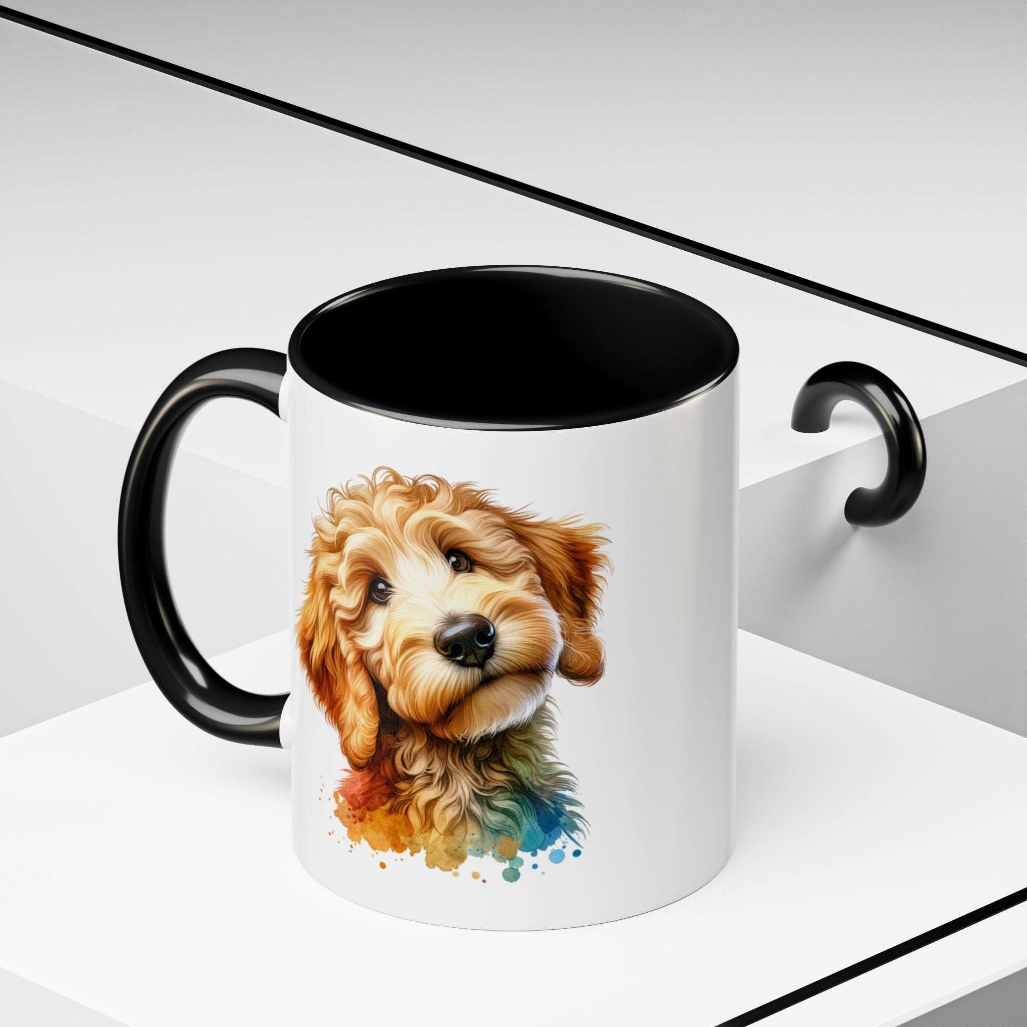 Cute Dog-Themed Accent Coffee Mug - Perfect for Animal Lovers