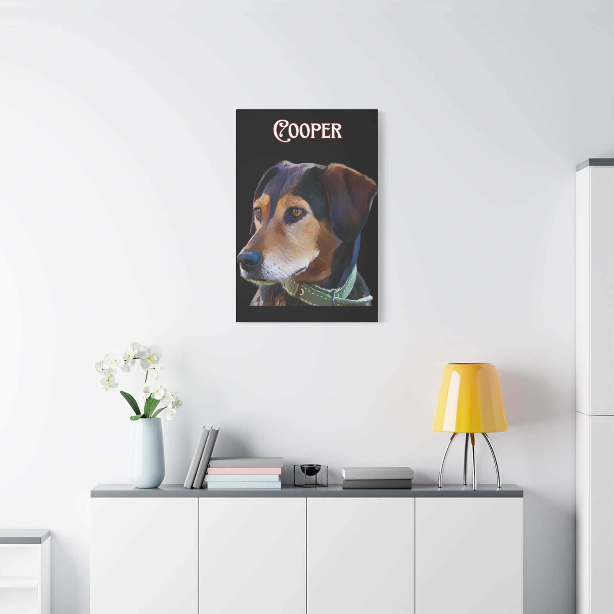 Custom Portrait Cartoon Photo Canvas Print Matte Canvas - Upload Your Photo