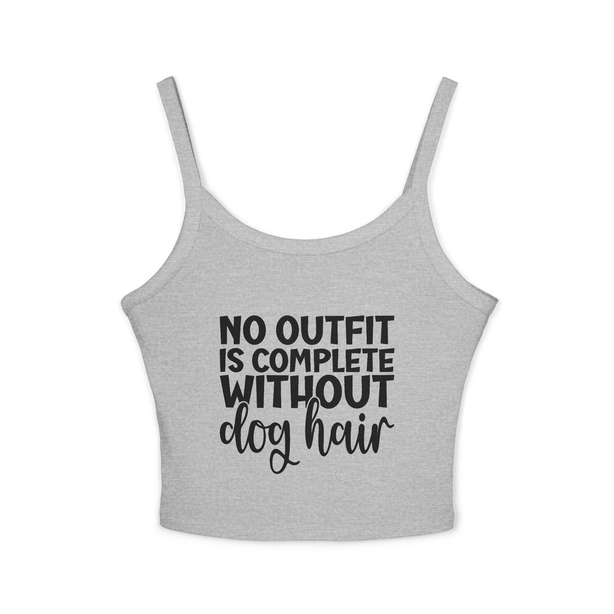 Funny Dog Hair Love Women's Spaghetti Strap Tank Top