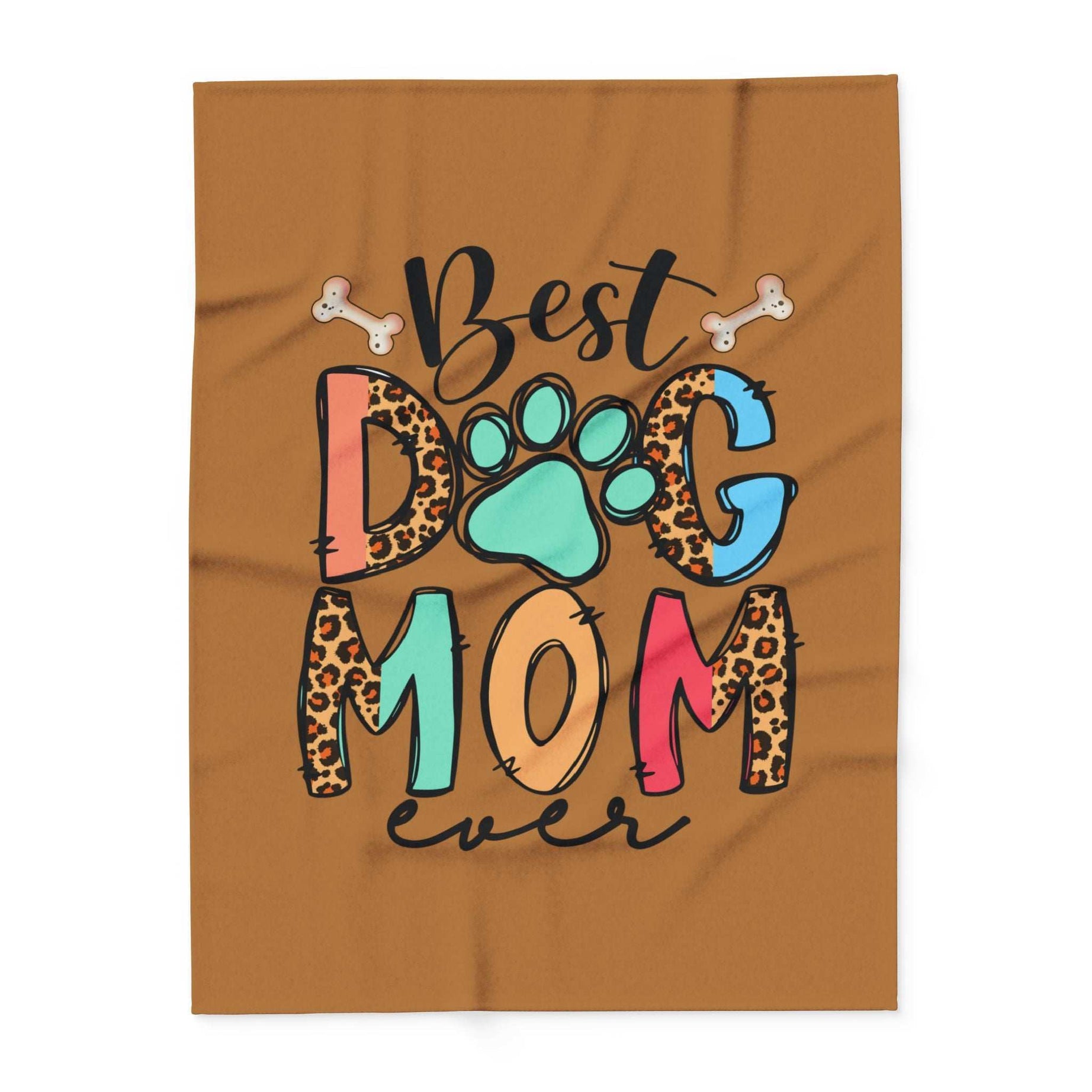 Best Dog Mom Ever Fleece Blanket - Cozy Pet Blankie