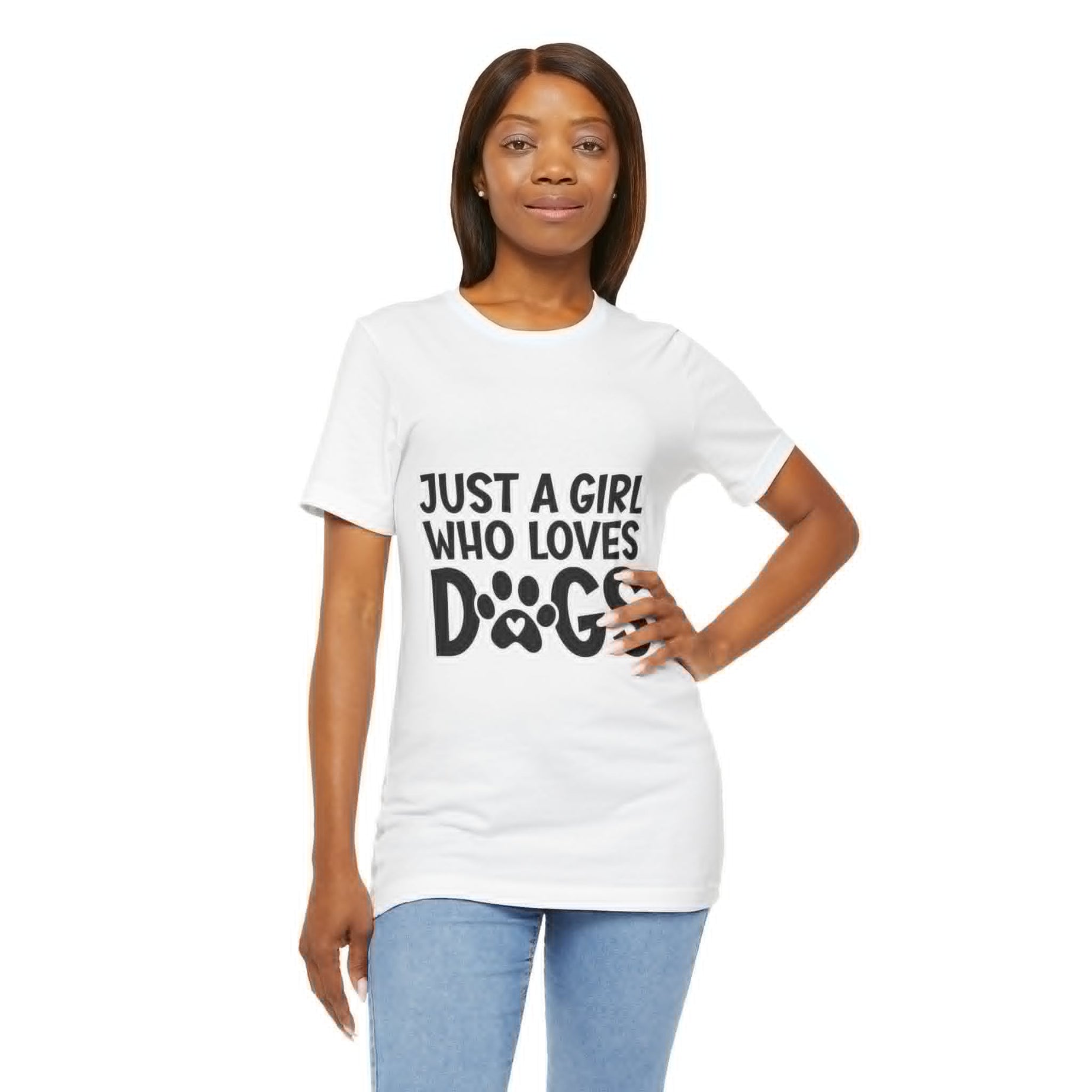 Dog Lover Unisex Tee - Just a Girl Who Loves Dogs