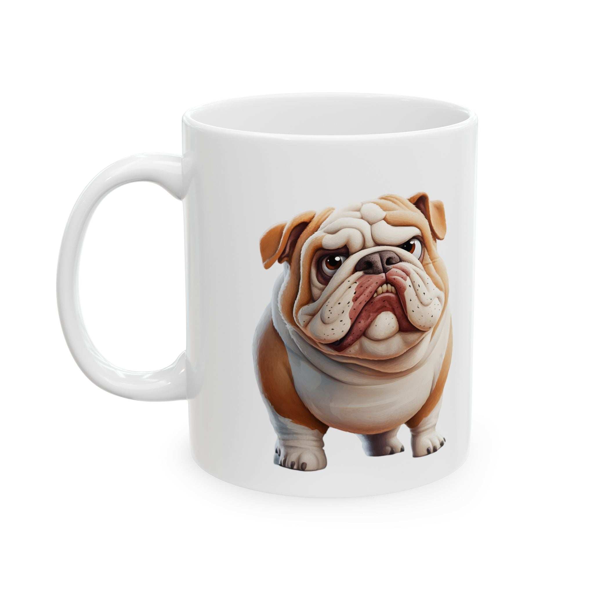 Bulldog Ceramic Mug – Perfect for Dog Lovers, 11oz & 15oz