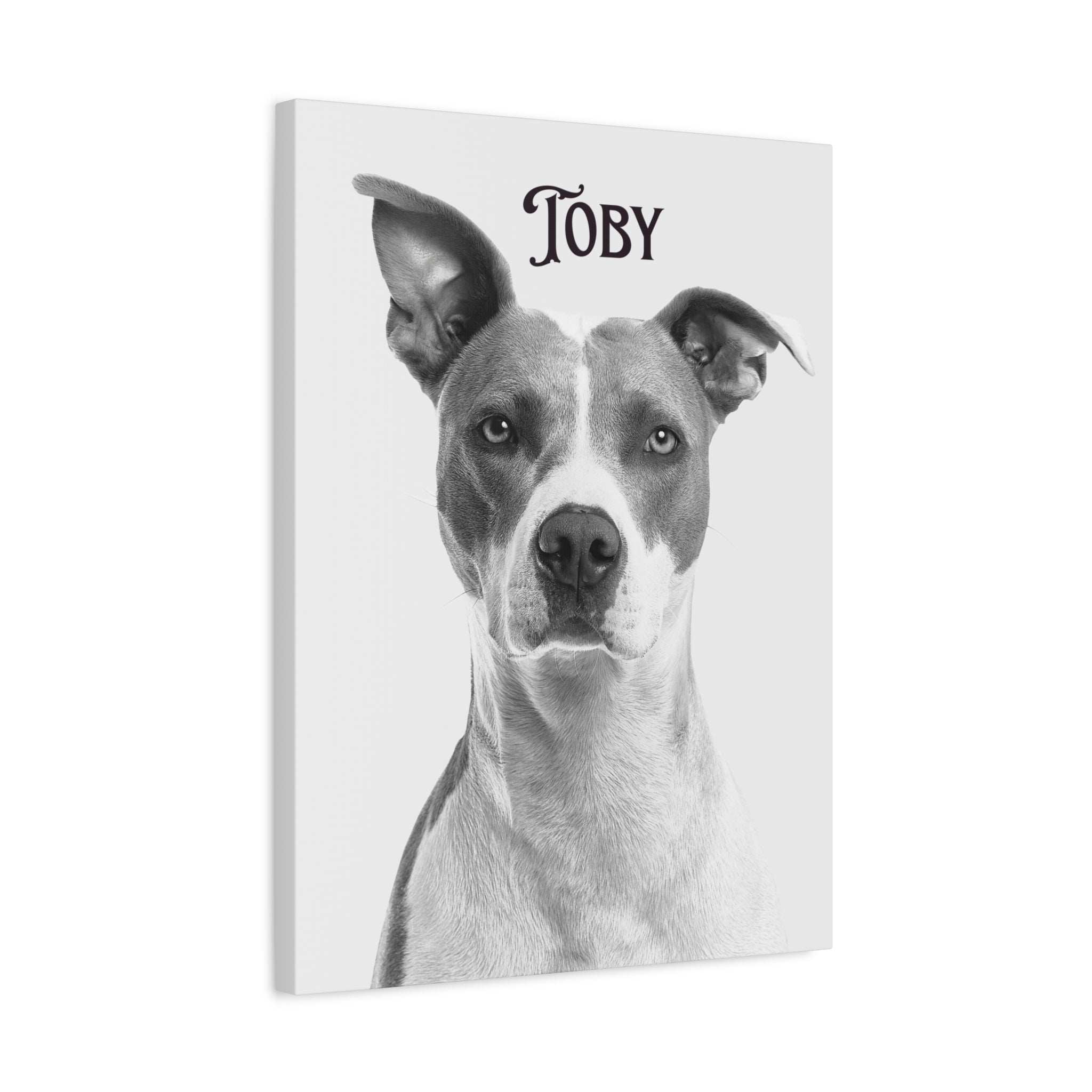 Custom Portrait Photo Canvas Print - Stretched Wall Art for Pet Lovers
