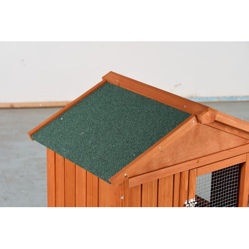 Rabbit Hutch - 2-Story Outdoor Wooden Cage