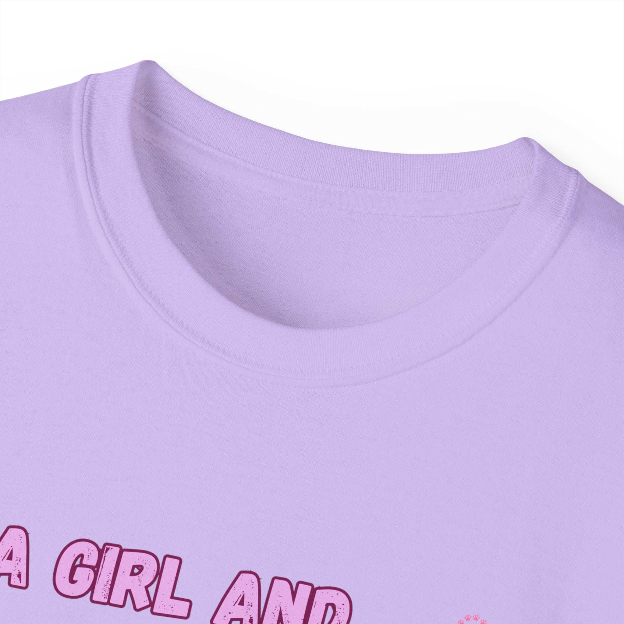 Girl and Her Dog Unisex Tee | Cute Pet Lover Shirt | Personalized Gift