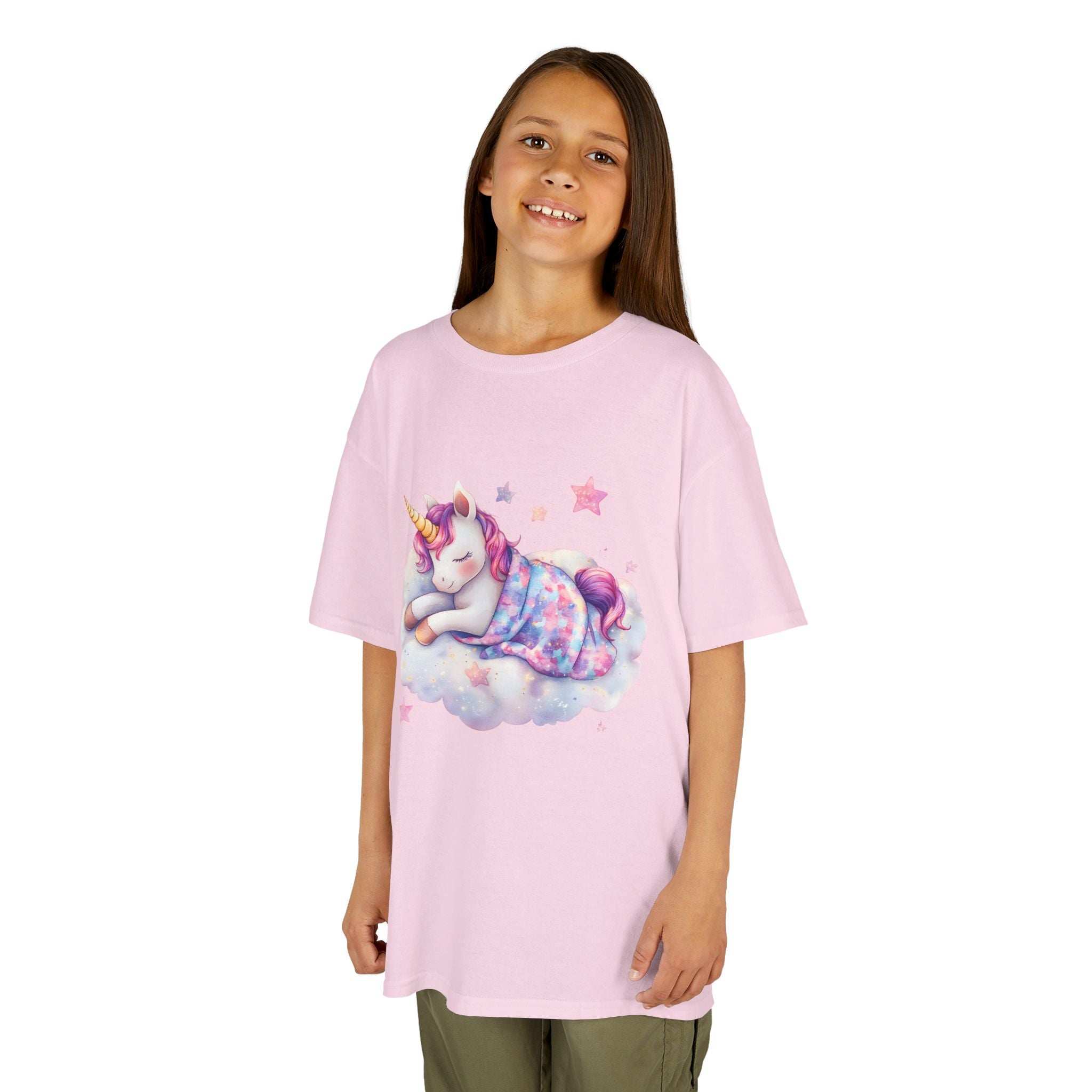 Dreamy Unicorn Kids Heavy Cotton Tee - Cute & Cozy for Everyday Adventures