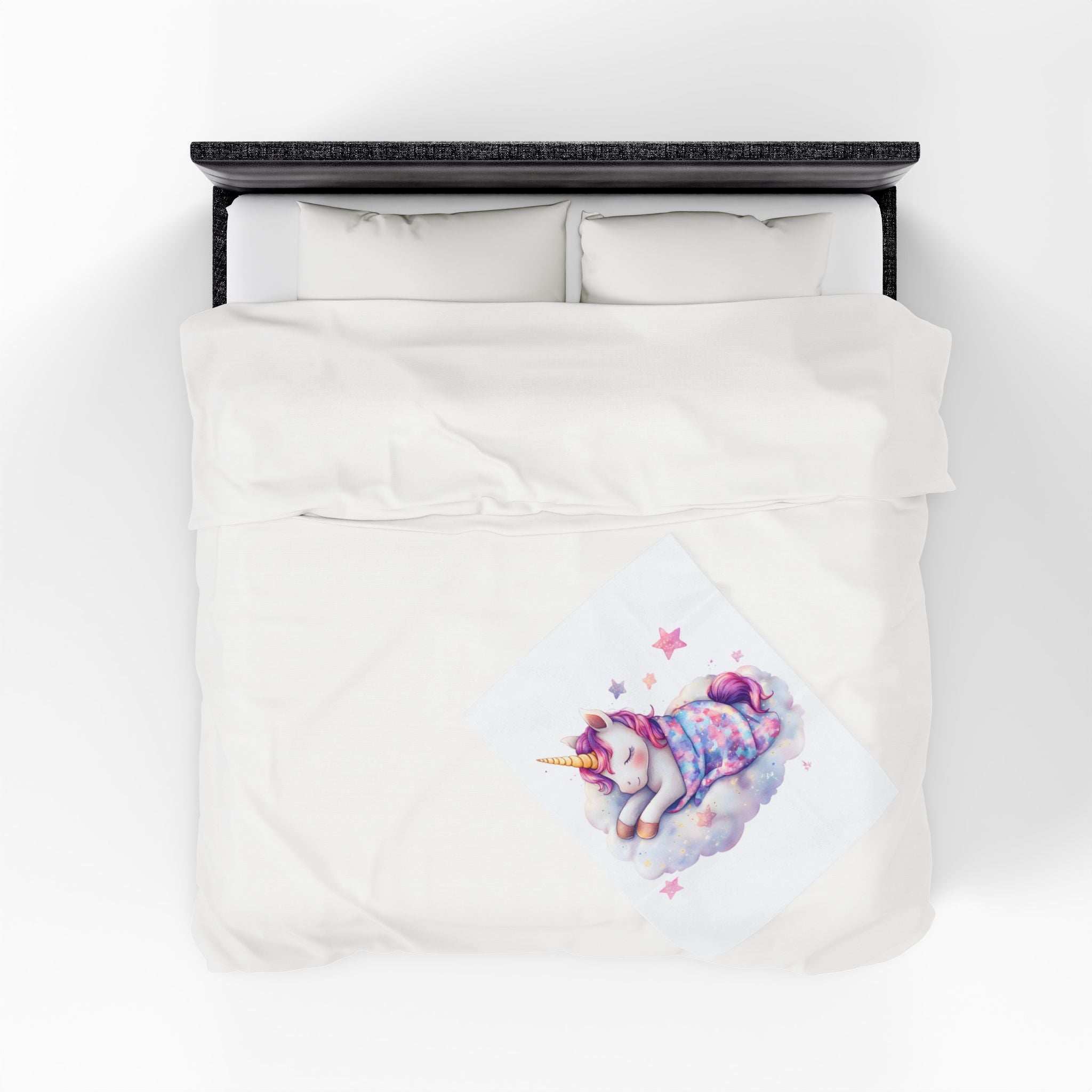 Dreamy Unicorn Velveteen Plush Blanket | Cozy Soft Throw for Kids & Nursery Decor